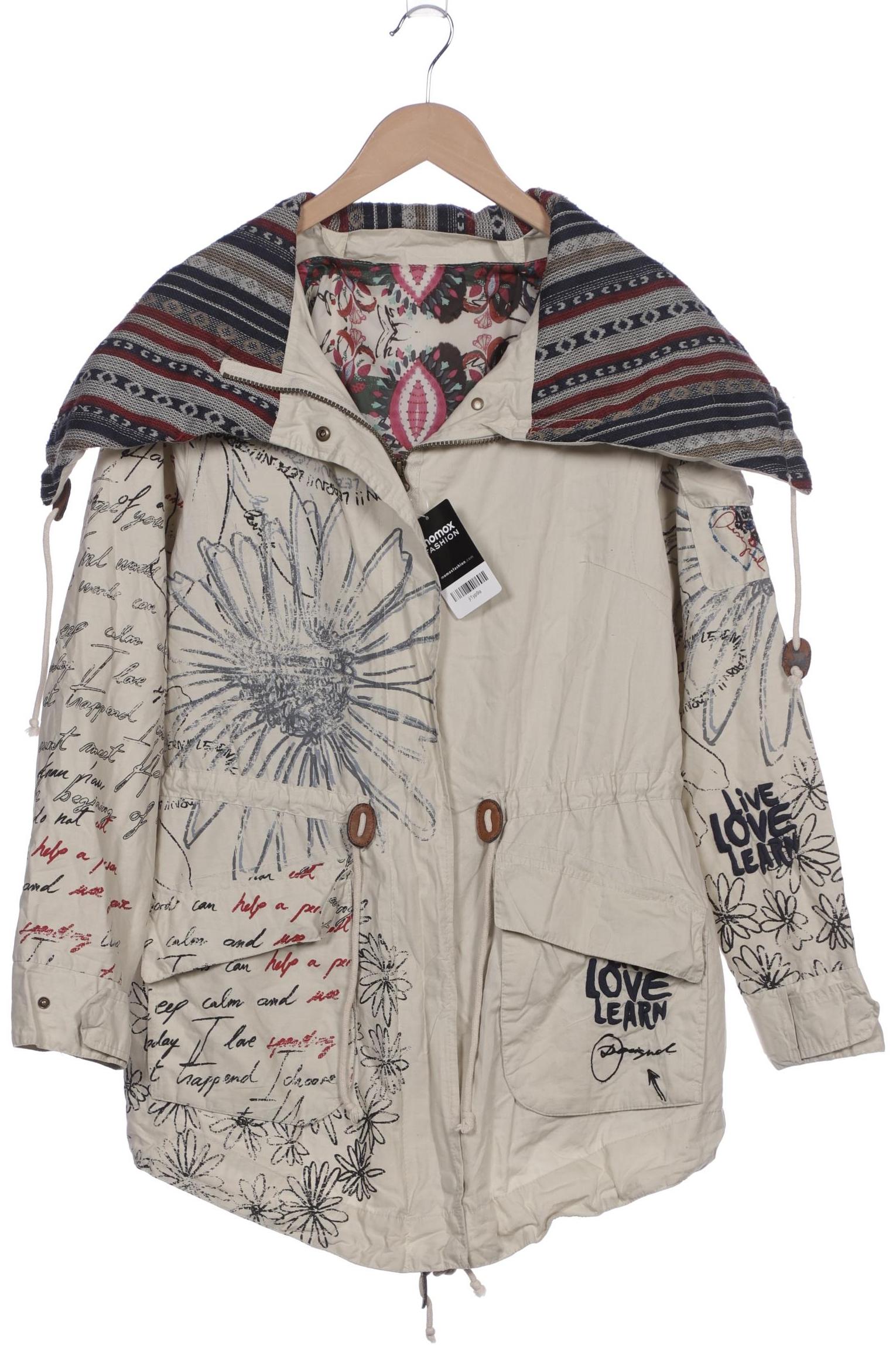

Desigual Damen Mantel, beige, Gr. 42