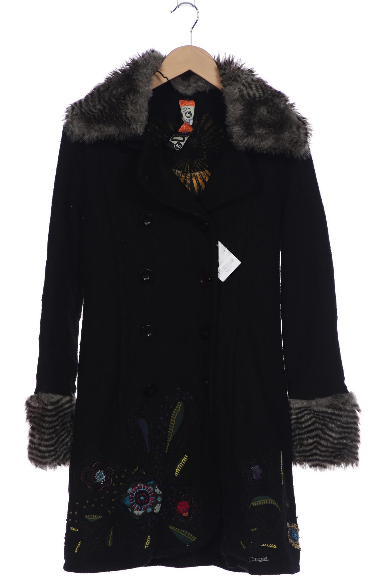 

Desigual Damen Mantel, schwarz, Gr. 40