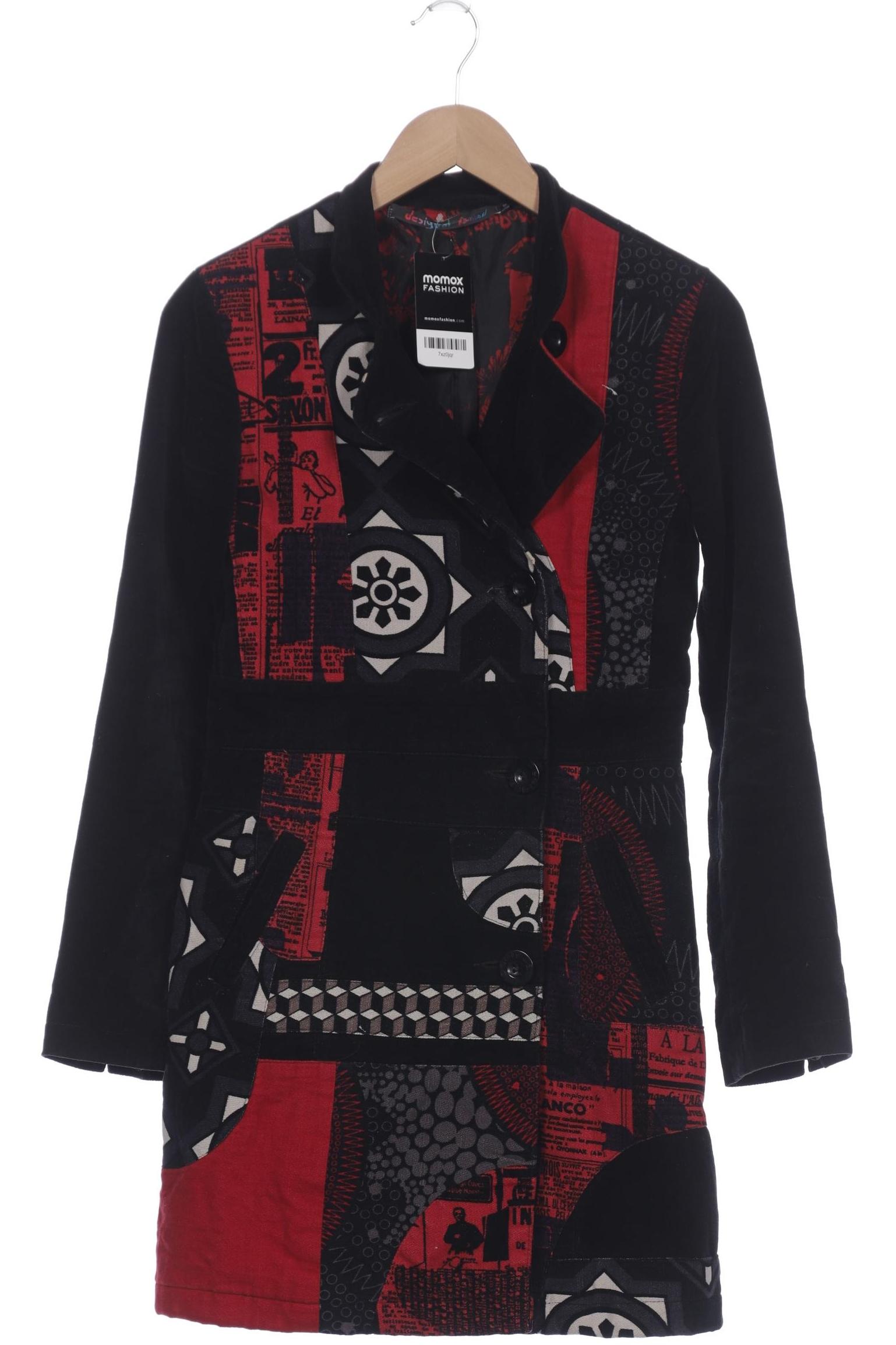 

Desigual Damen Mantel, schwarz, Gr. 36