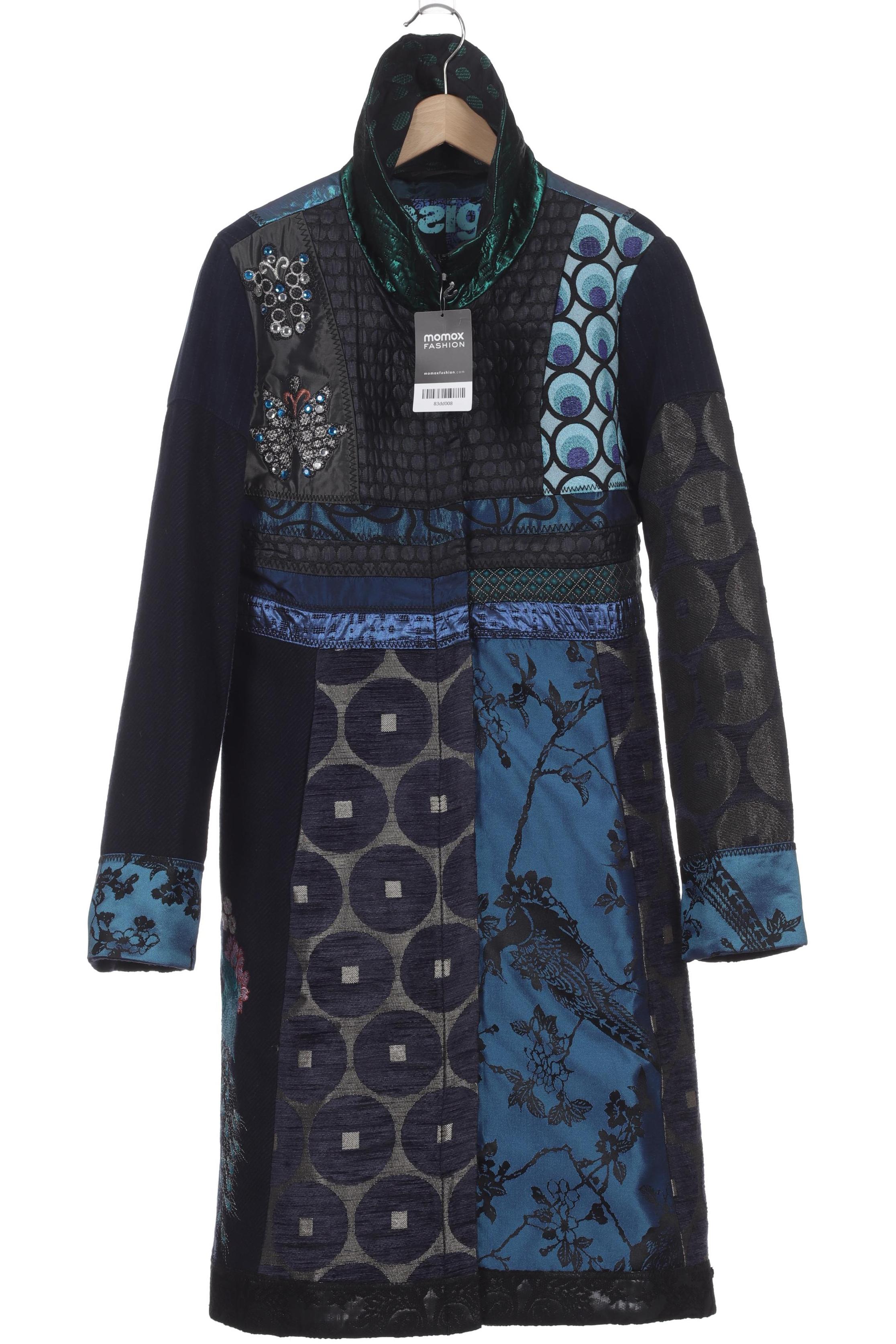 

Desigual Damen Mantel, blau, Gr. 40