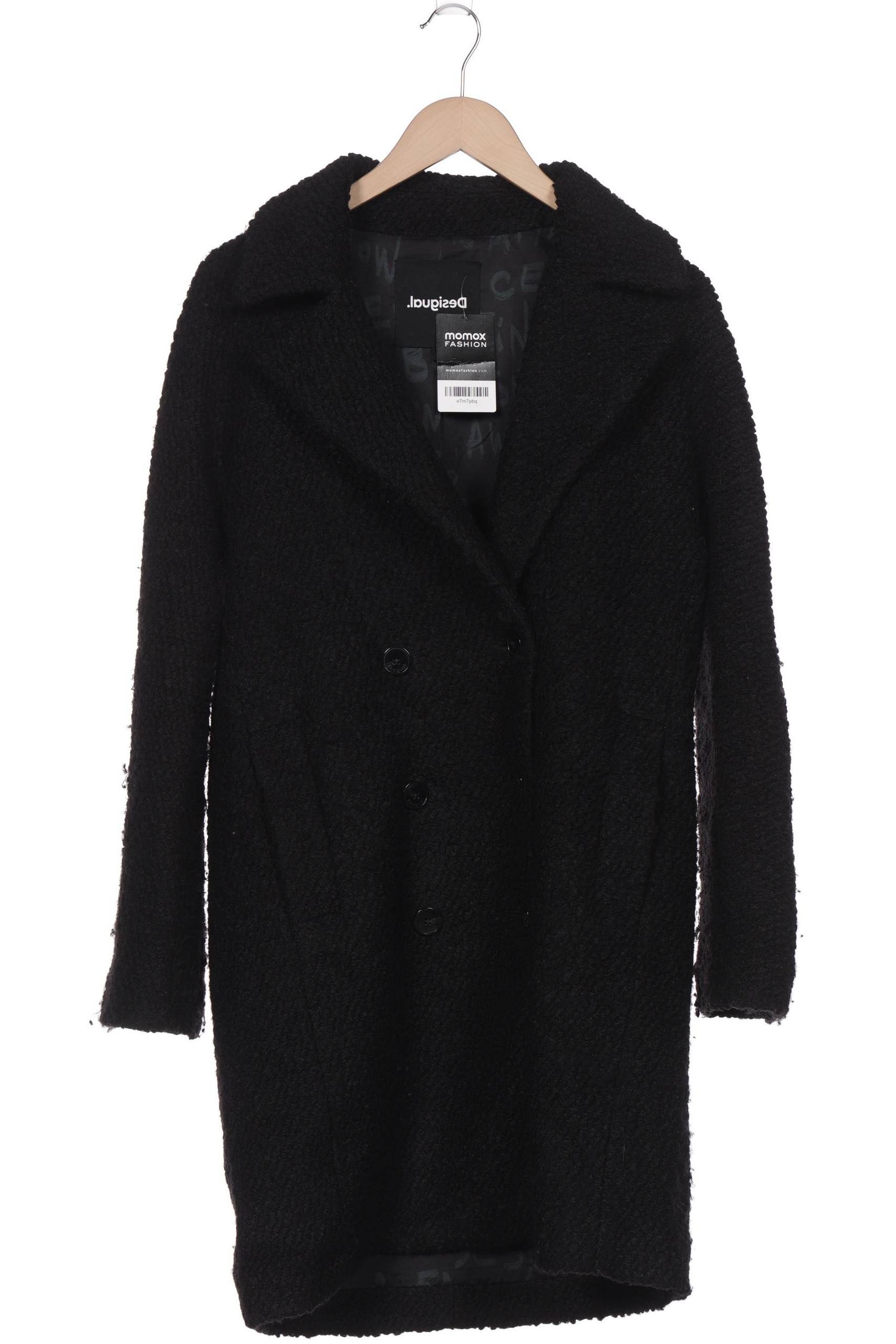 

Desigual Damen Mantel, schwarz
