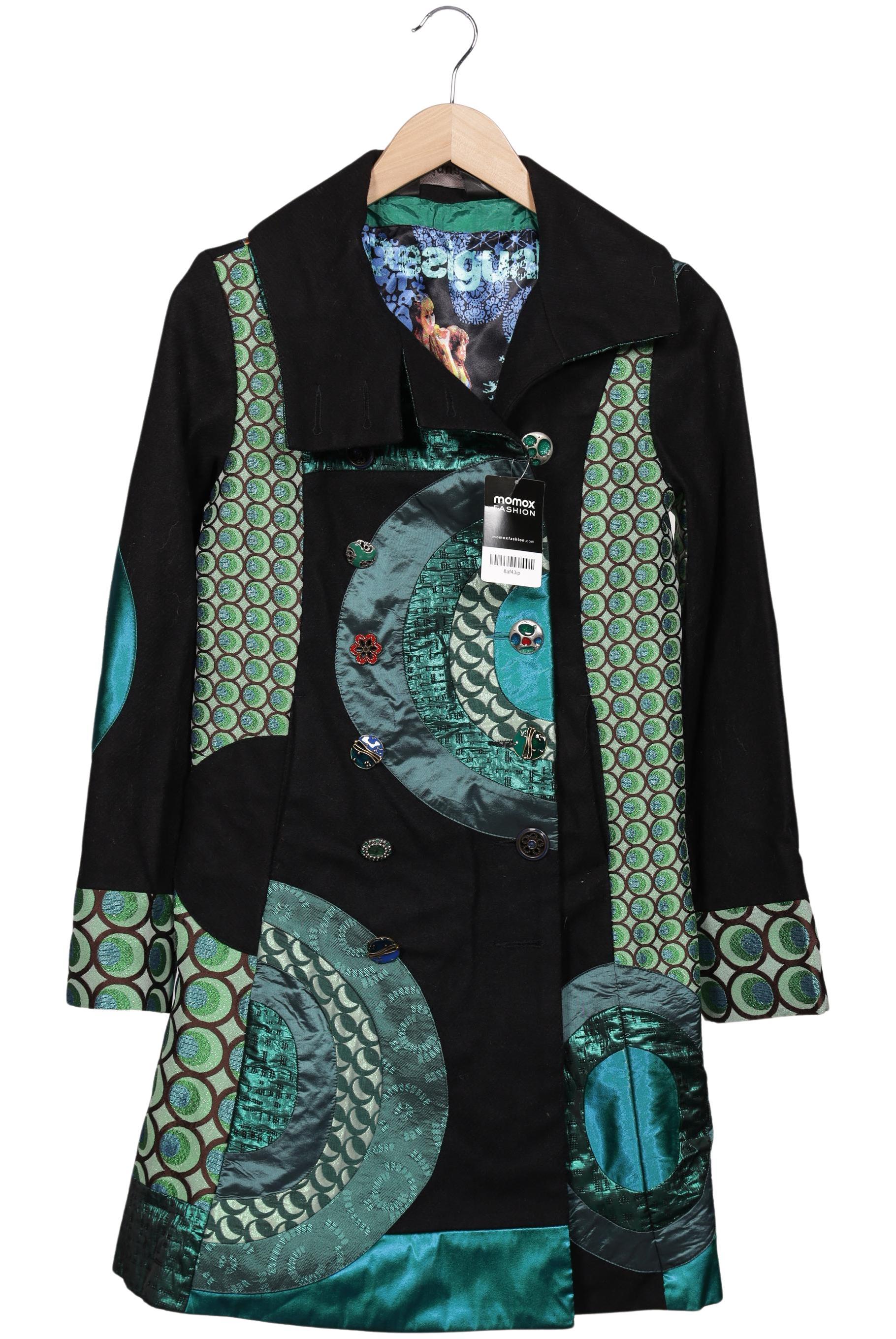 

Desigual Damen Mantel, grün, Gr. 36