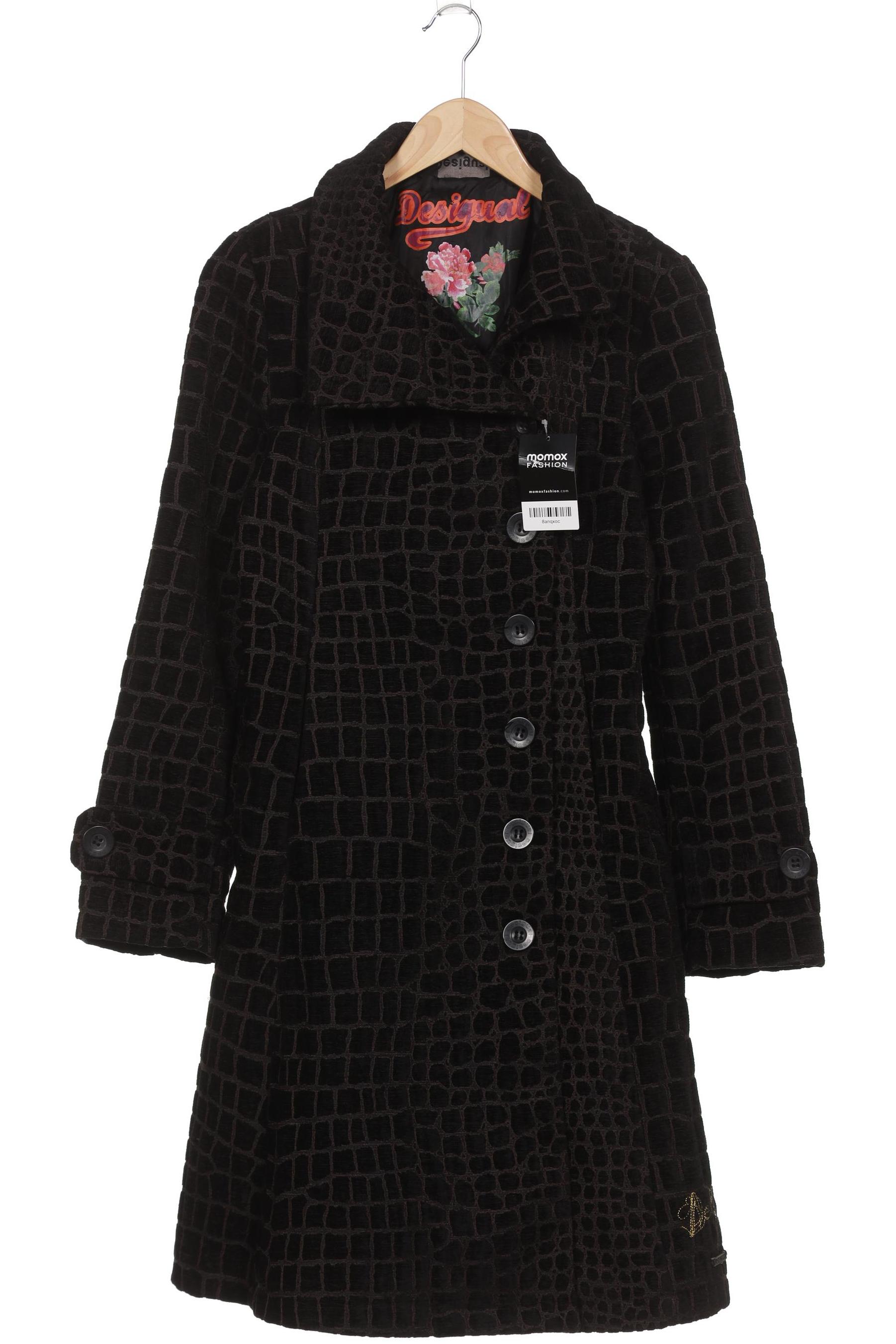 

Desigual Damen Mantel, schwarz, Gr. 38