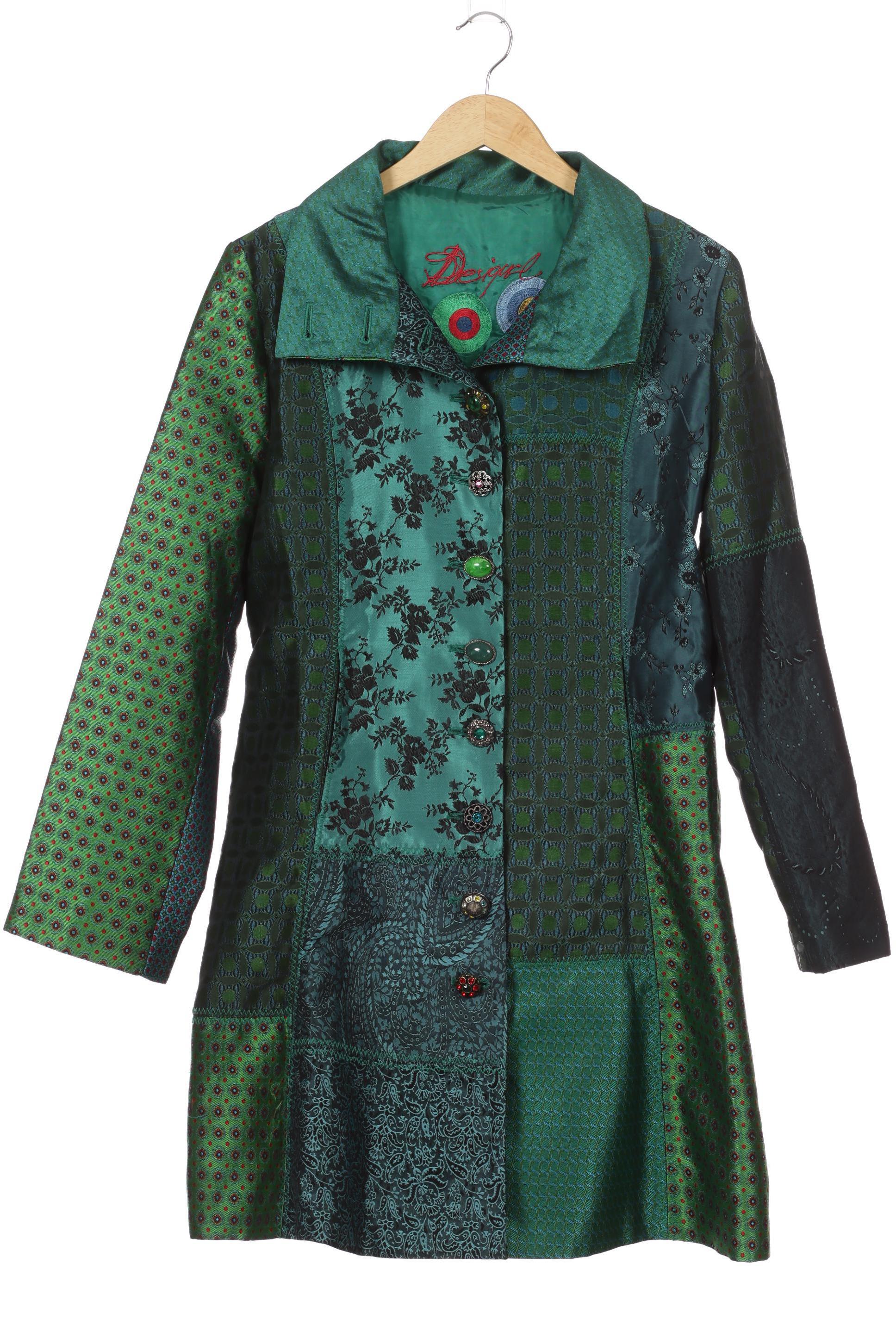 

Desigual Damen Mantel, grün, Gr. 46