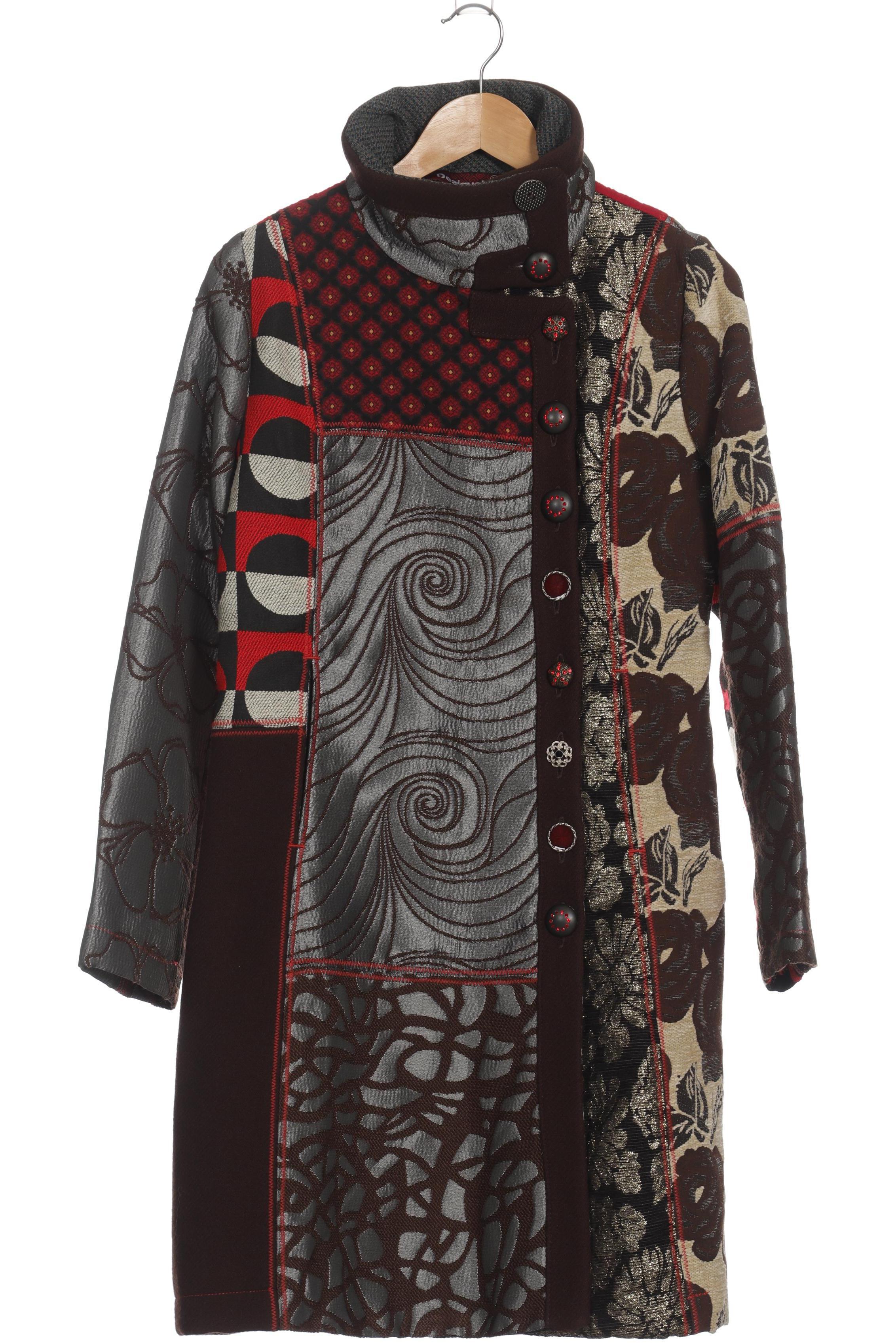 

Desigual Damen Mantel, mehrfarbig, Gr. 42