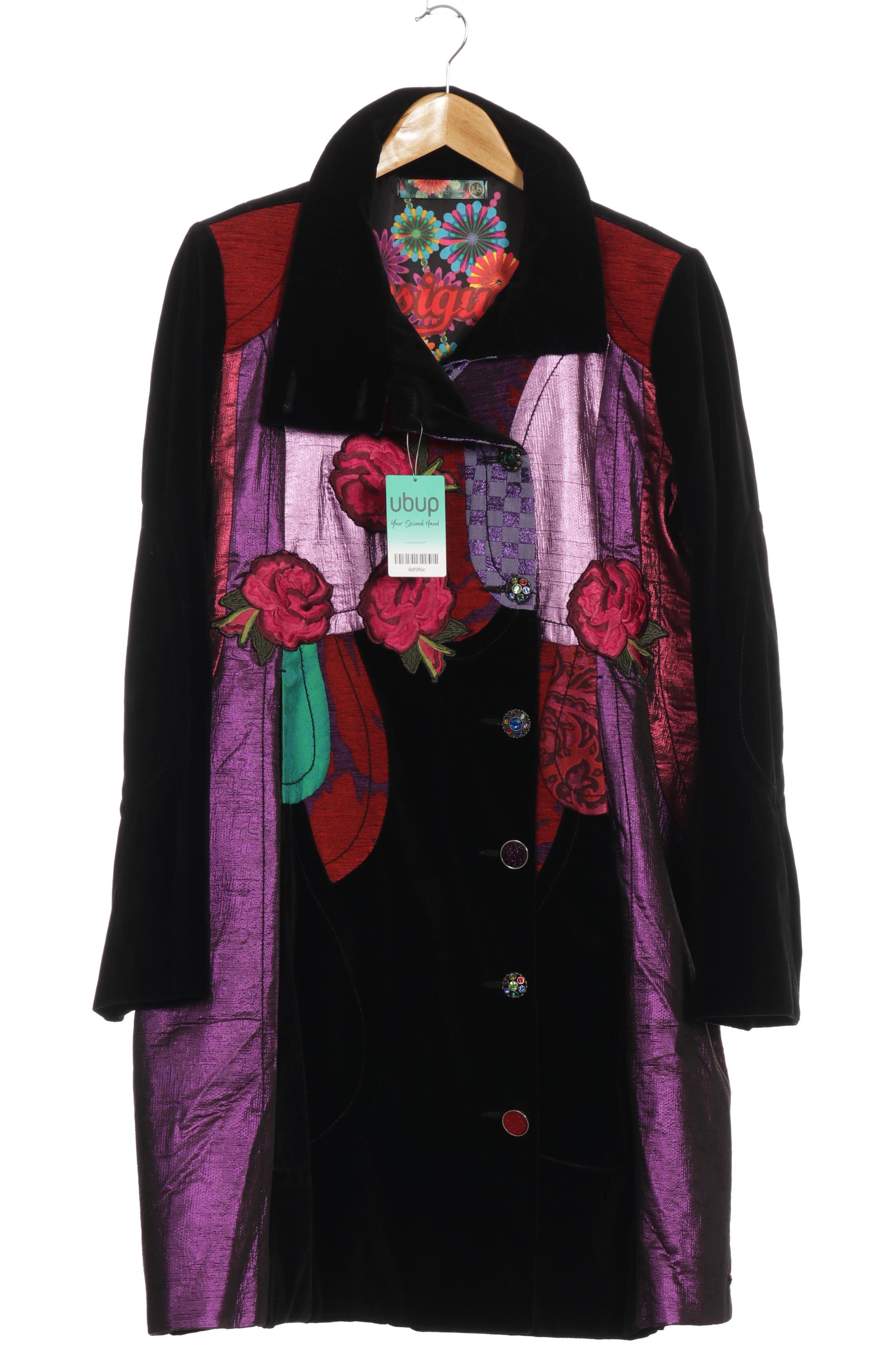 

Desigual Damen Mantel, schwarz, Gr. 46