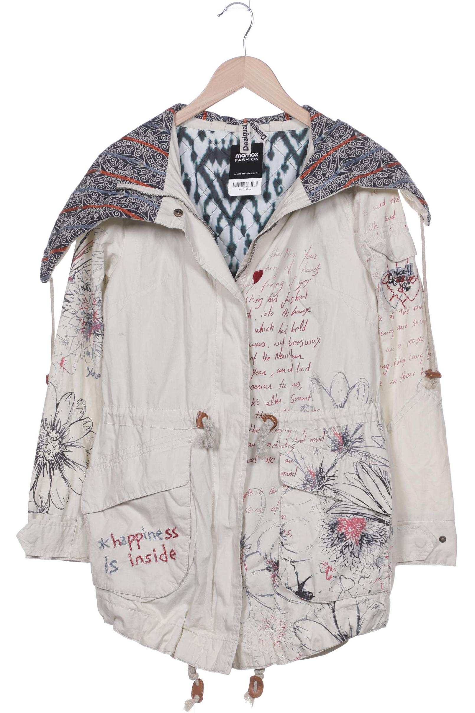 

Desigual Damen Mantel, beige, Gr. 36