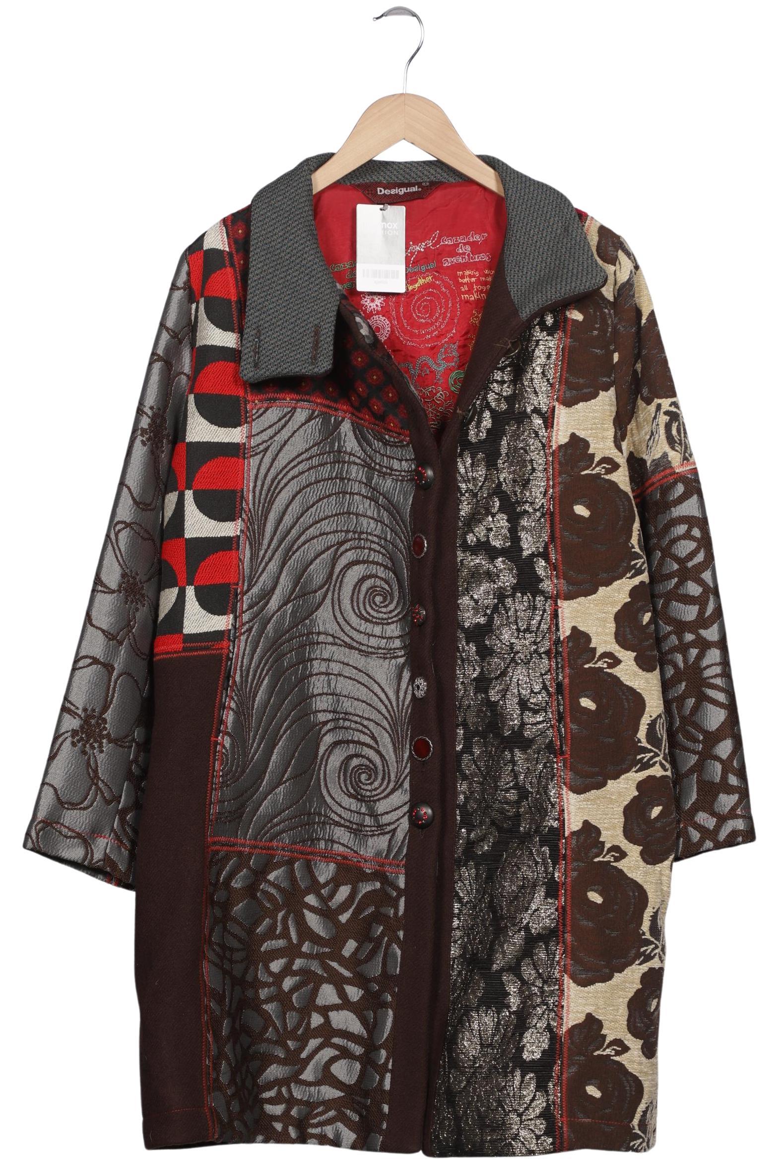 

Desigual Damen Mantel, mehrfarbig, Gr. 44