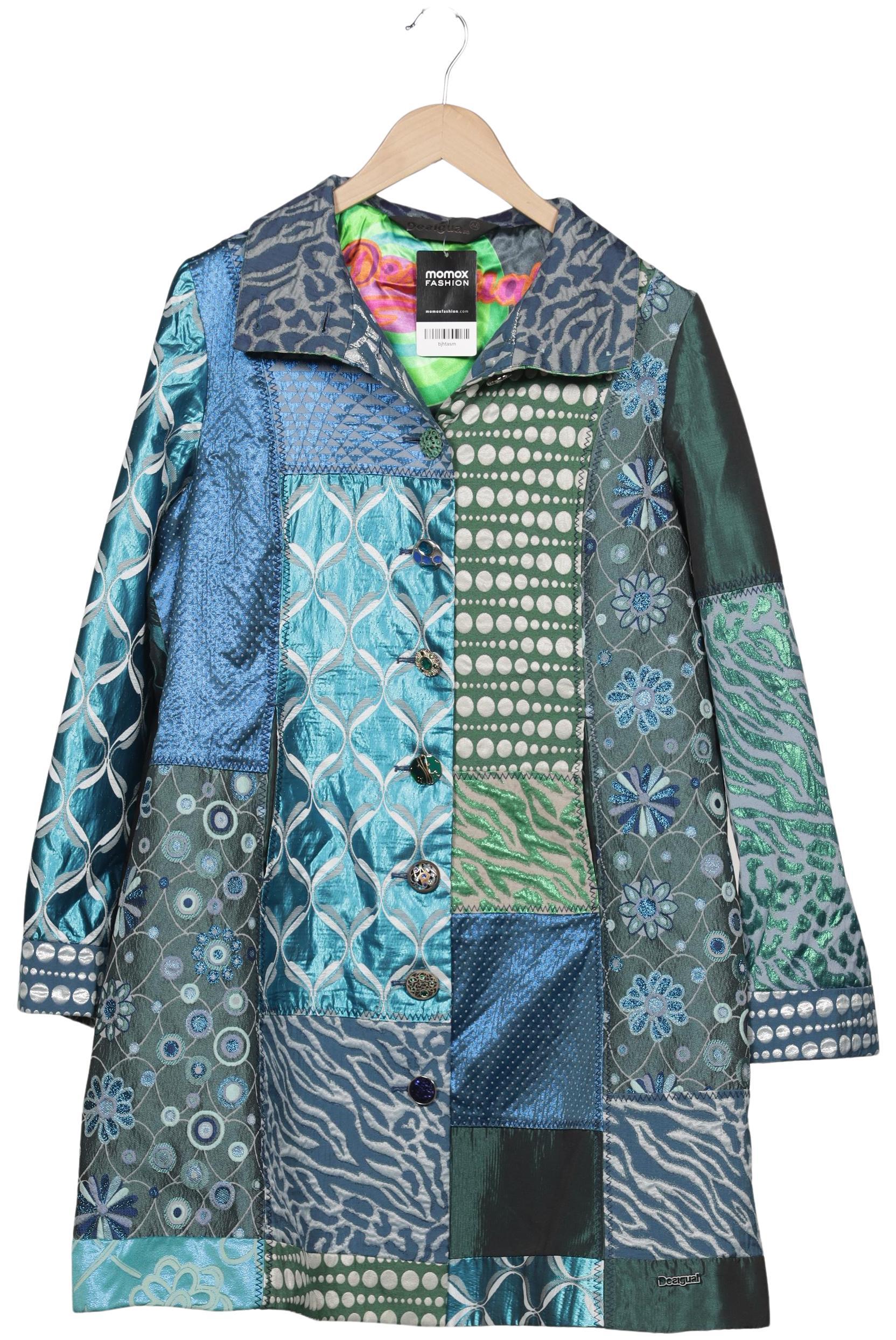 

Desigual Damen Mantel, blau, Gr. 46