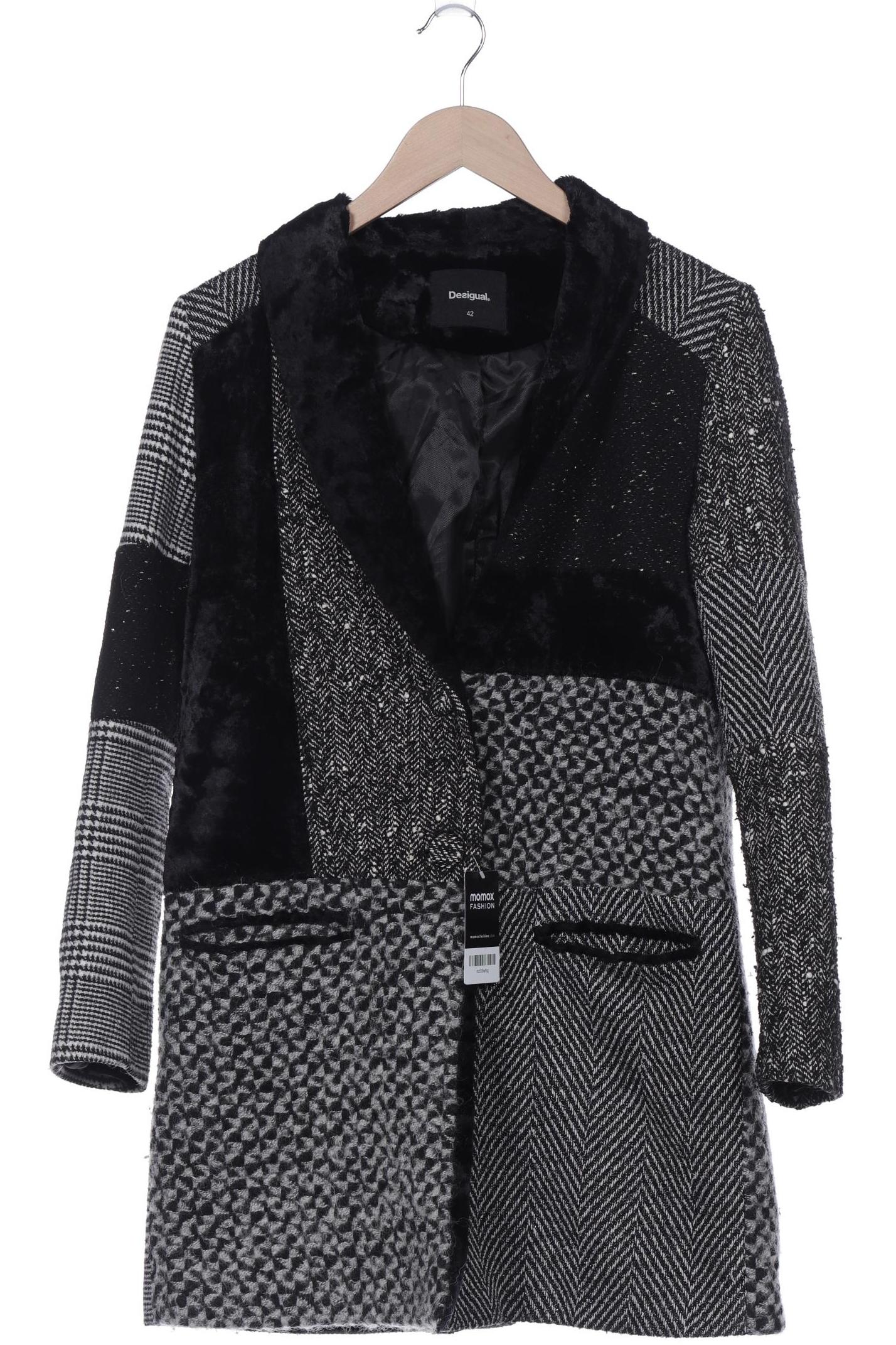 

Desigual Damen Mantel, schwarz, Gr. 42