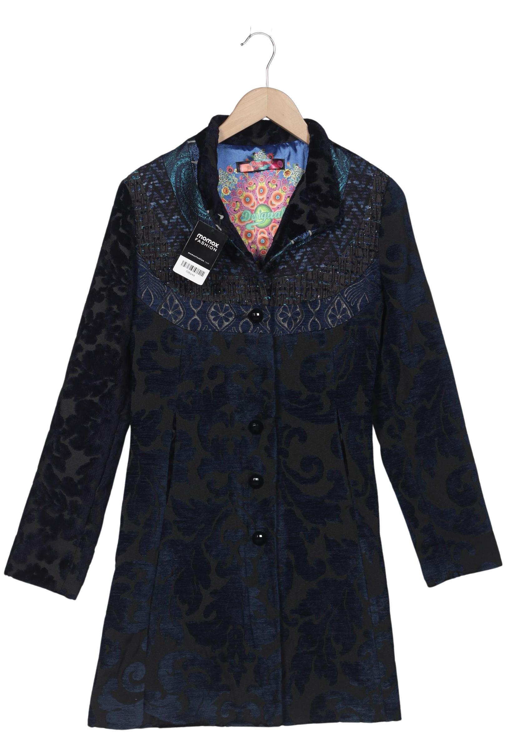 

Desigual Damen Mantel, marineblau, Gr. 42