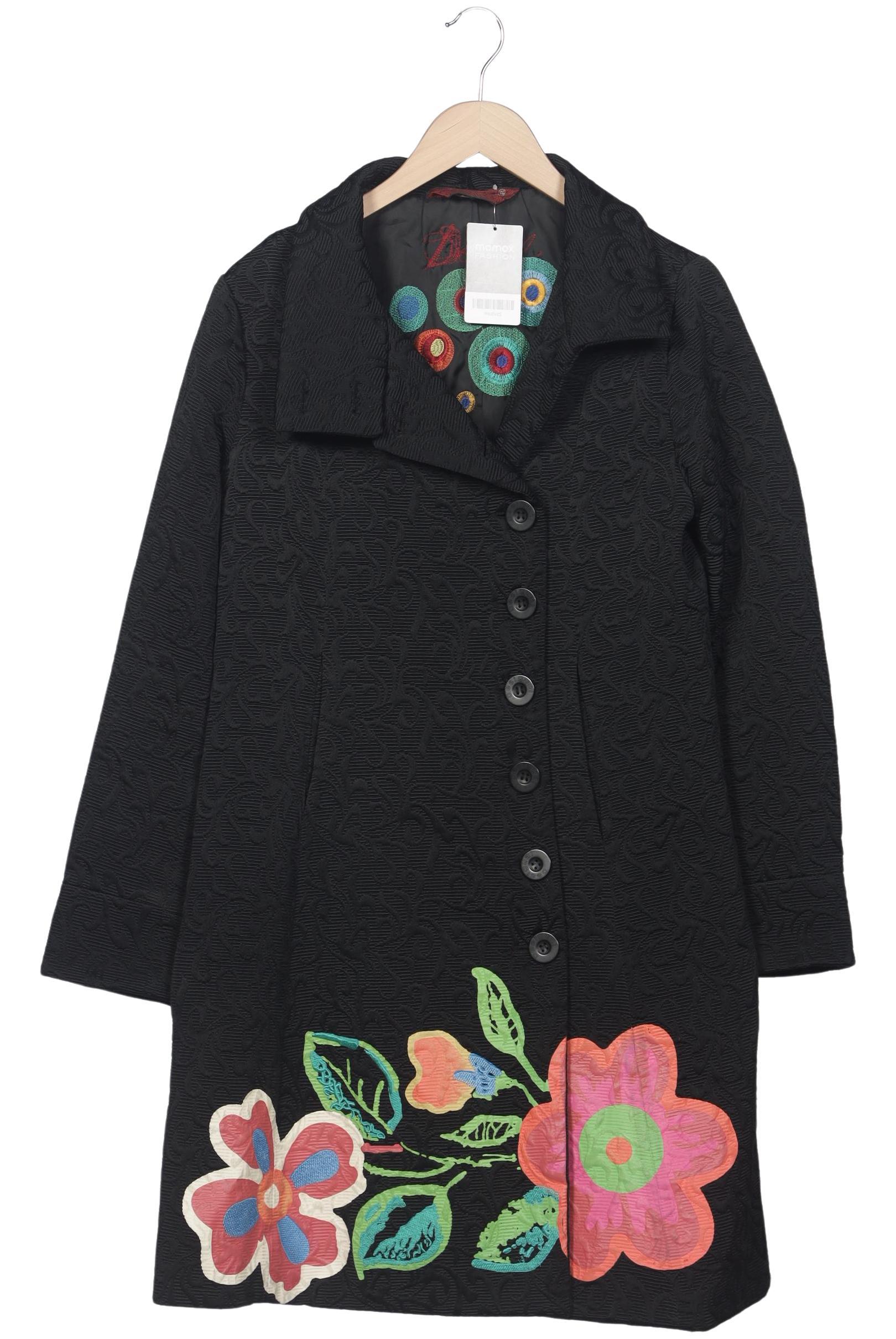 

Desigual Damen Mantel, schwarz, Gr. 46