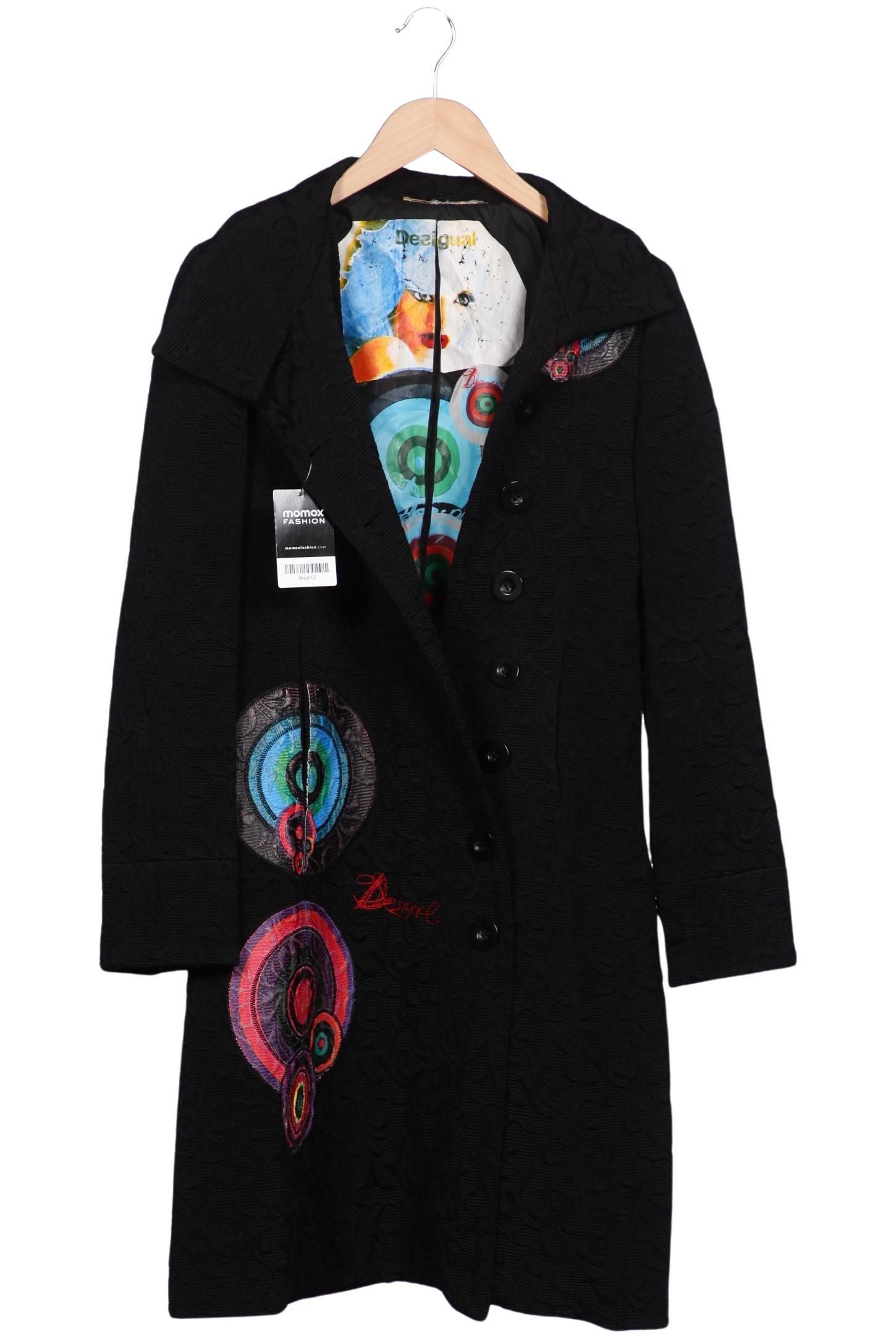 

Desigual Damen Mantel, schwarz, Gr. 40