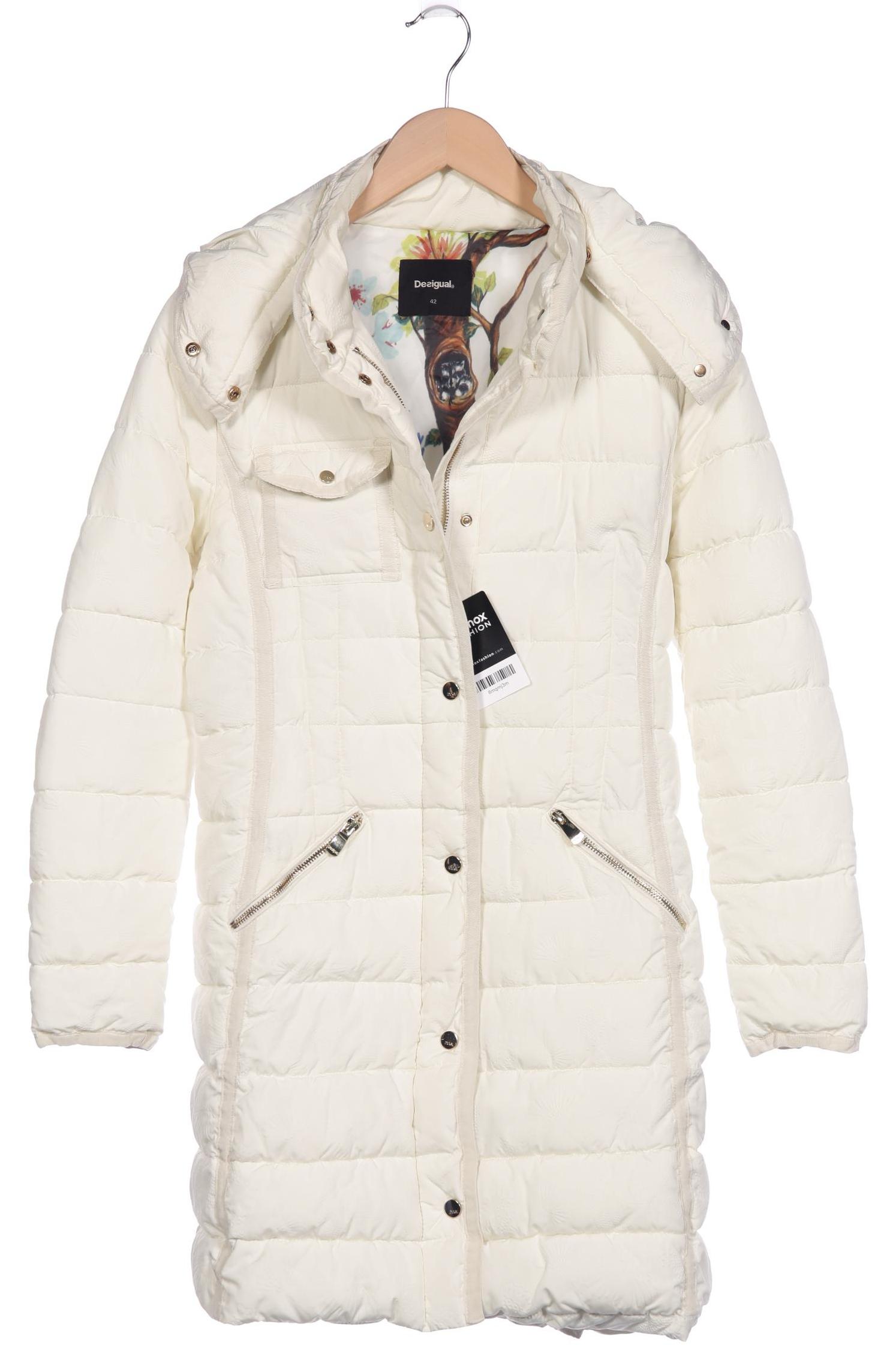 

Desigual Damen Mantel, cremeweiß, Gr. 42