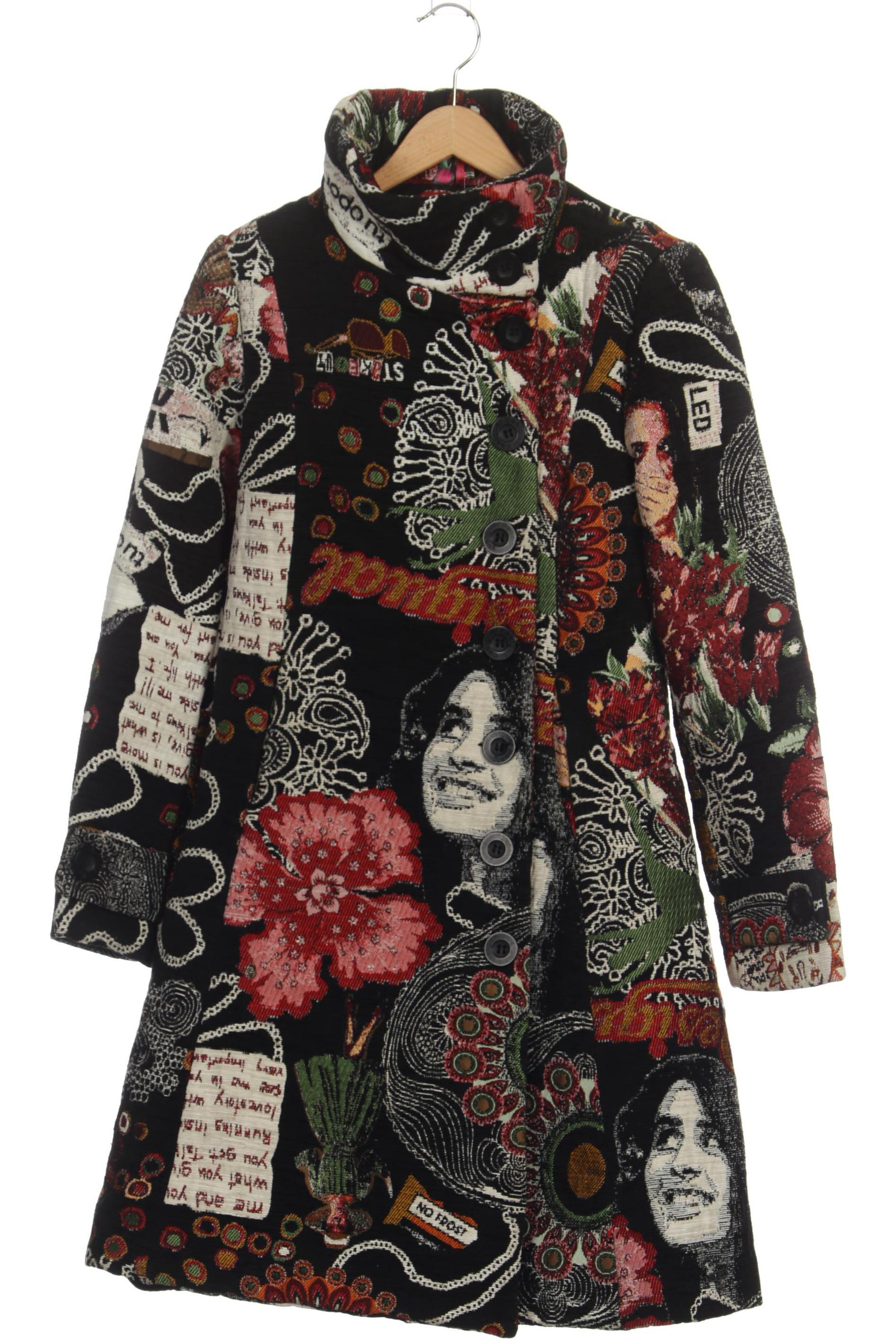 

Desigual Damen Mantel, schwarz, Gr. 40