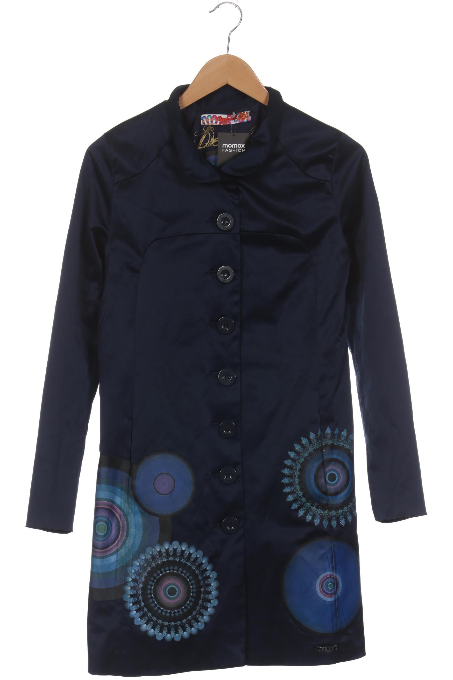 

Desigual Damen Mantel, blau, Gr. 38