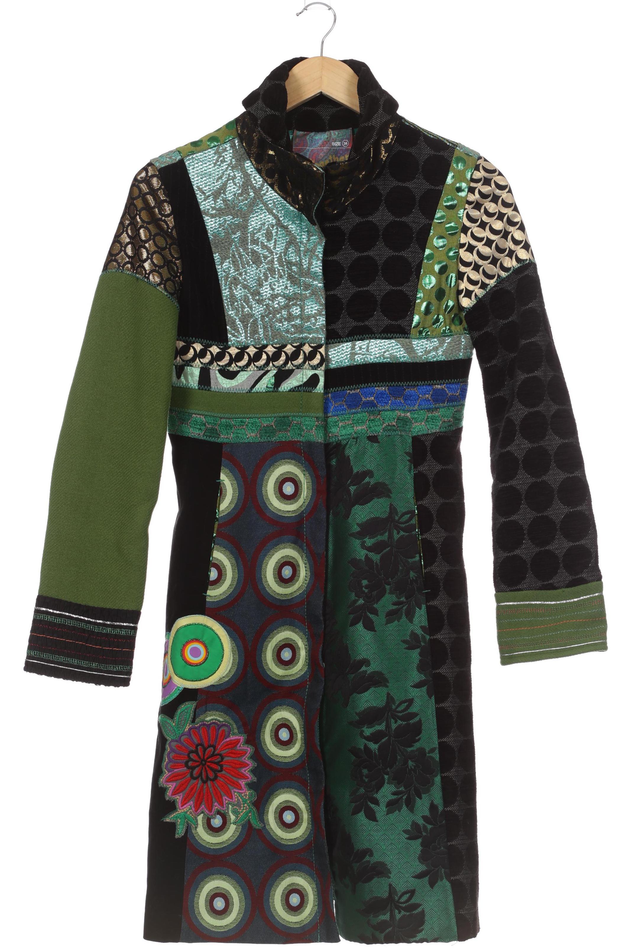 

Desigual Damen Mantel, grün, Gr. 36