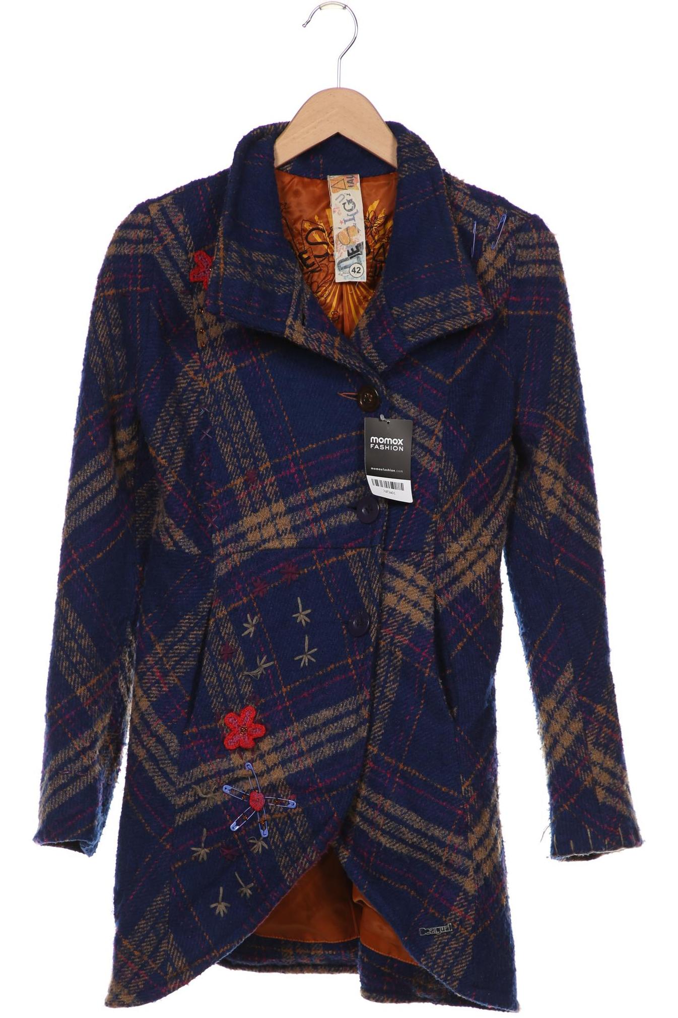 

Desigual Damen Mantel, blau, Gr. 42