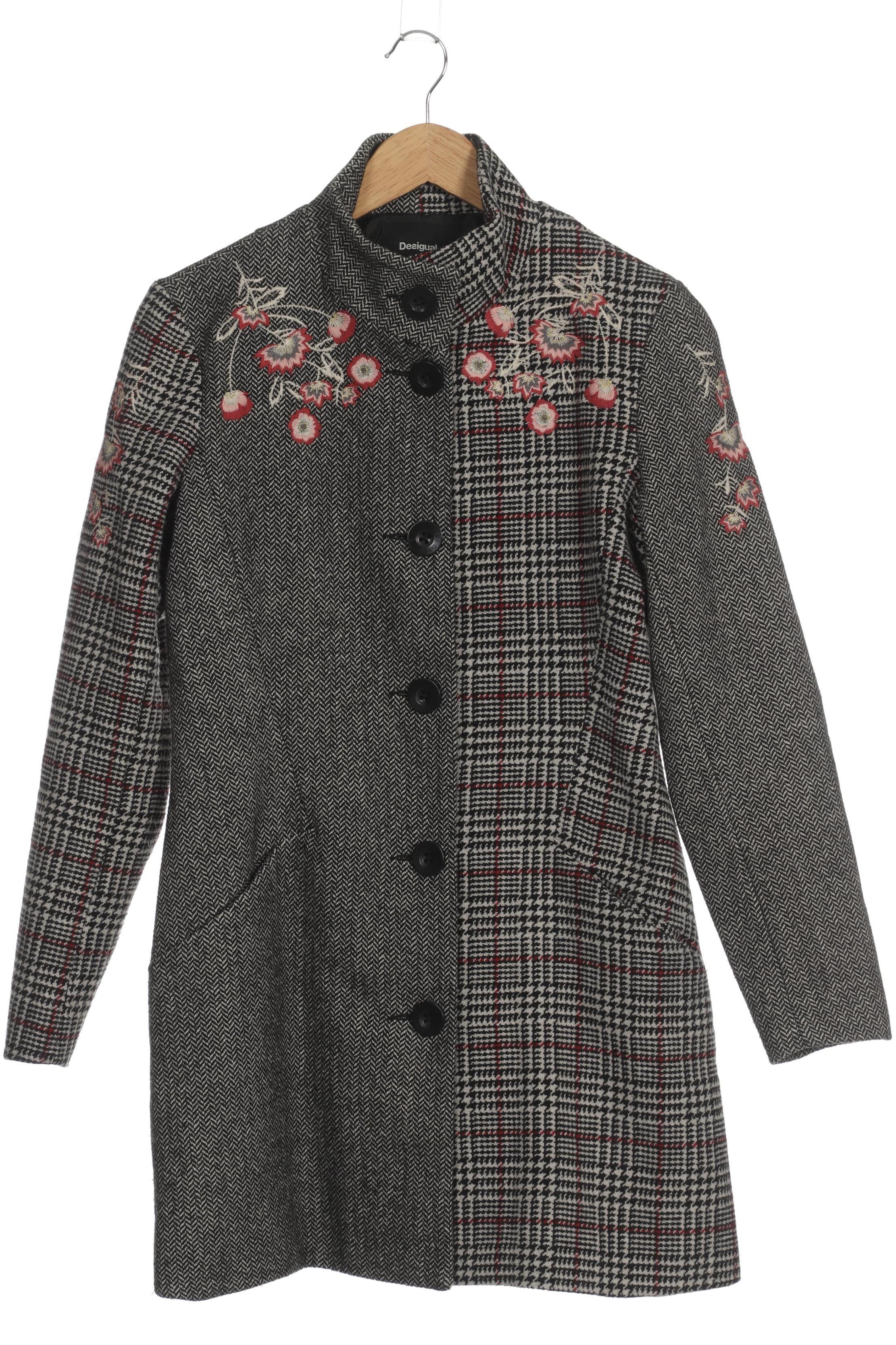 

Desigual Damen Mantel, grau, Gr. 38