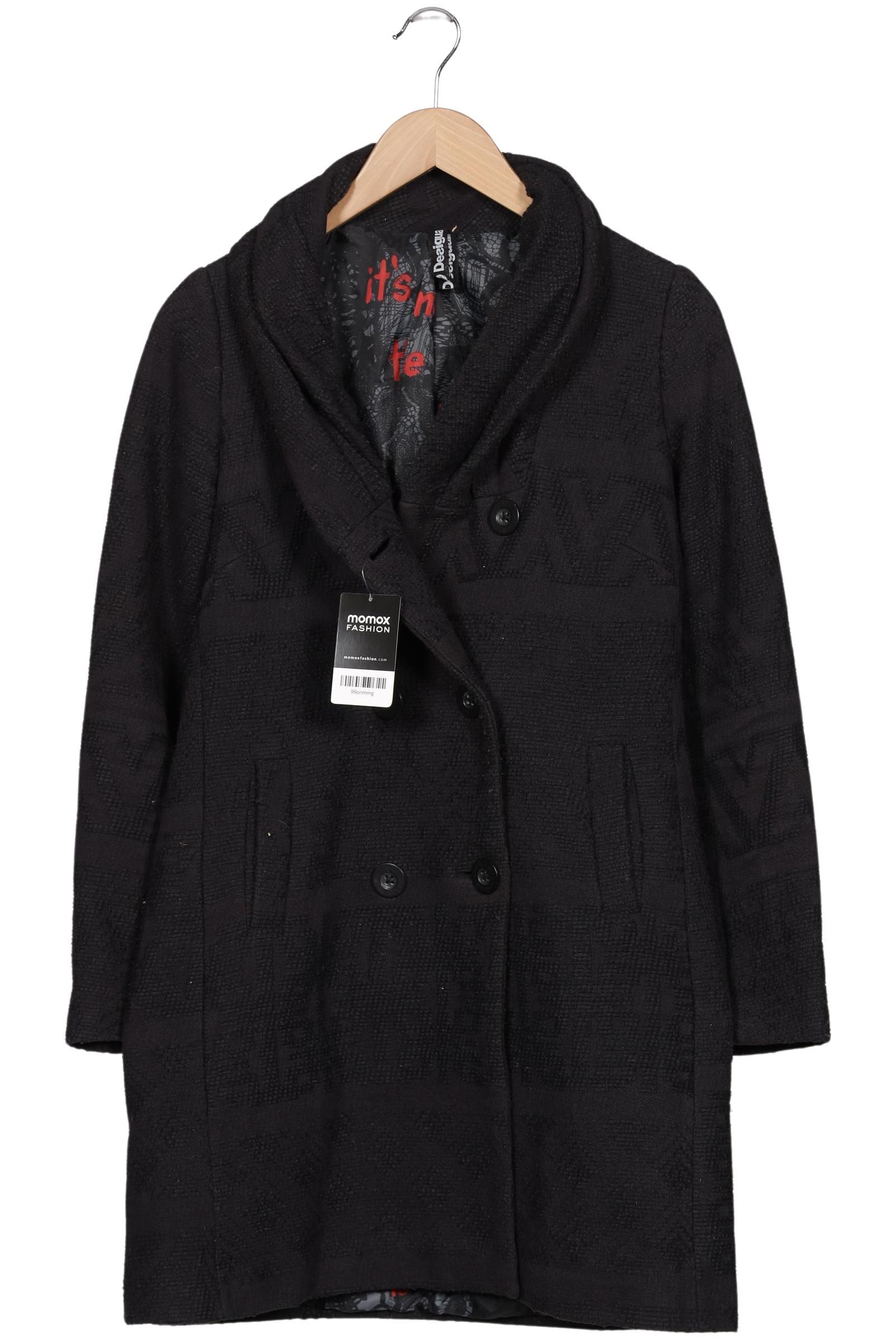 

Desigual Damen Mantel, schwarz, Gr. 36