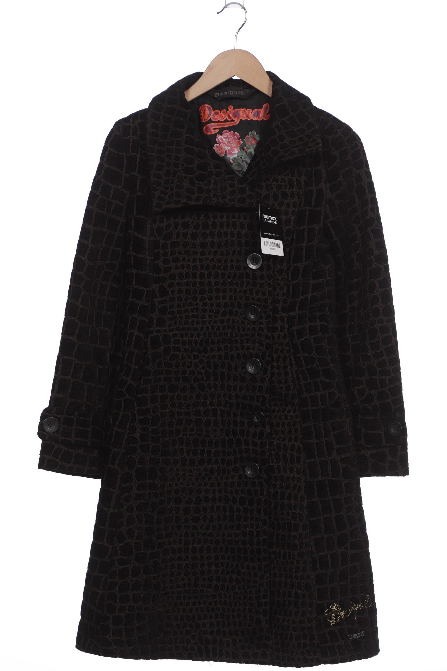 

Desigual Damen Mantel, schwarz, Gr. 36