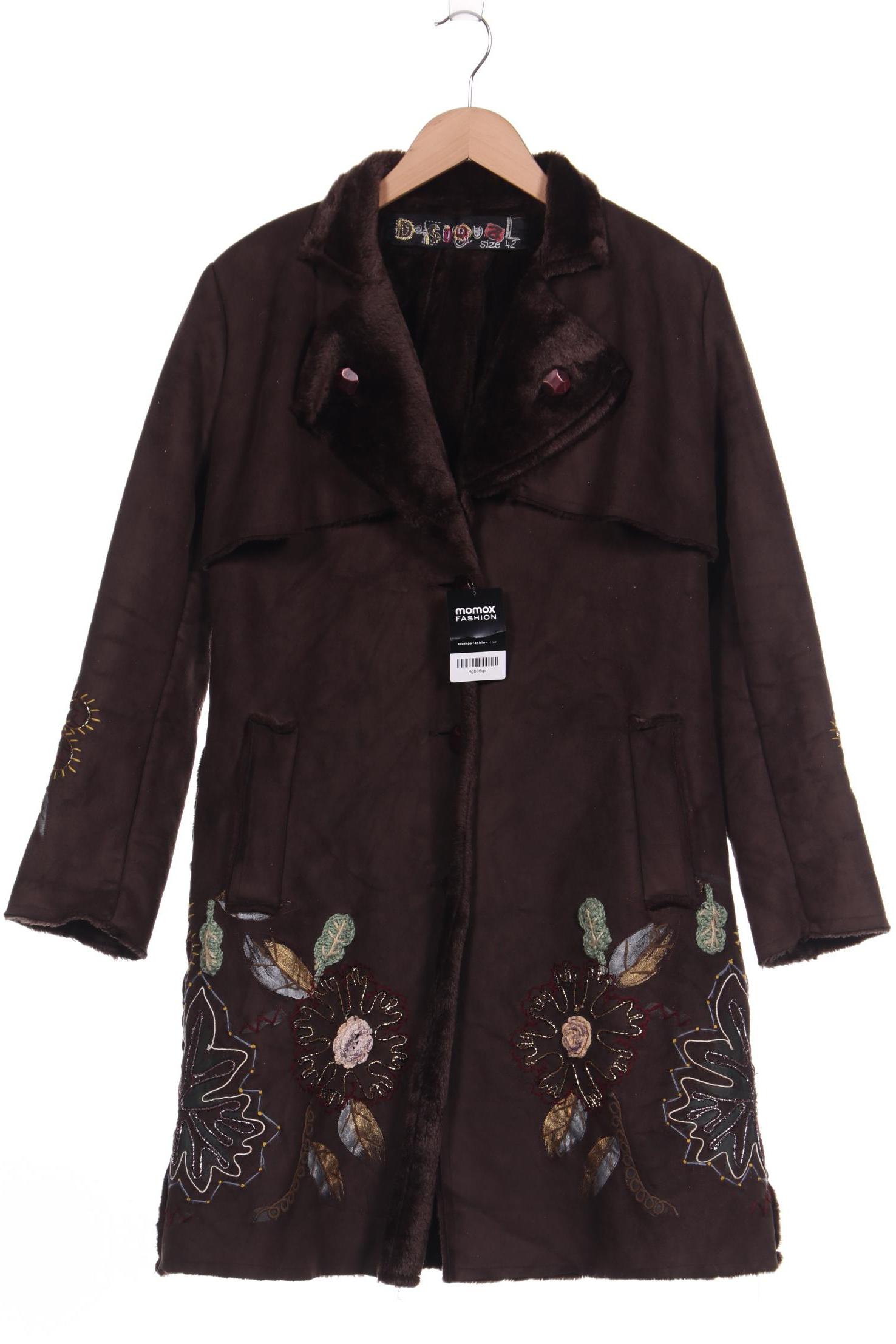 

Desigual Damen Mantel, braun, Gr. 42