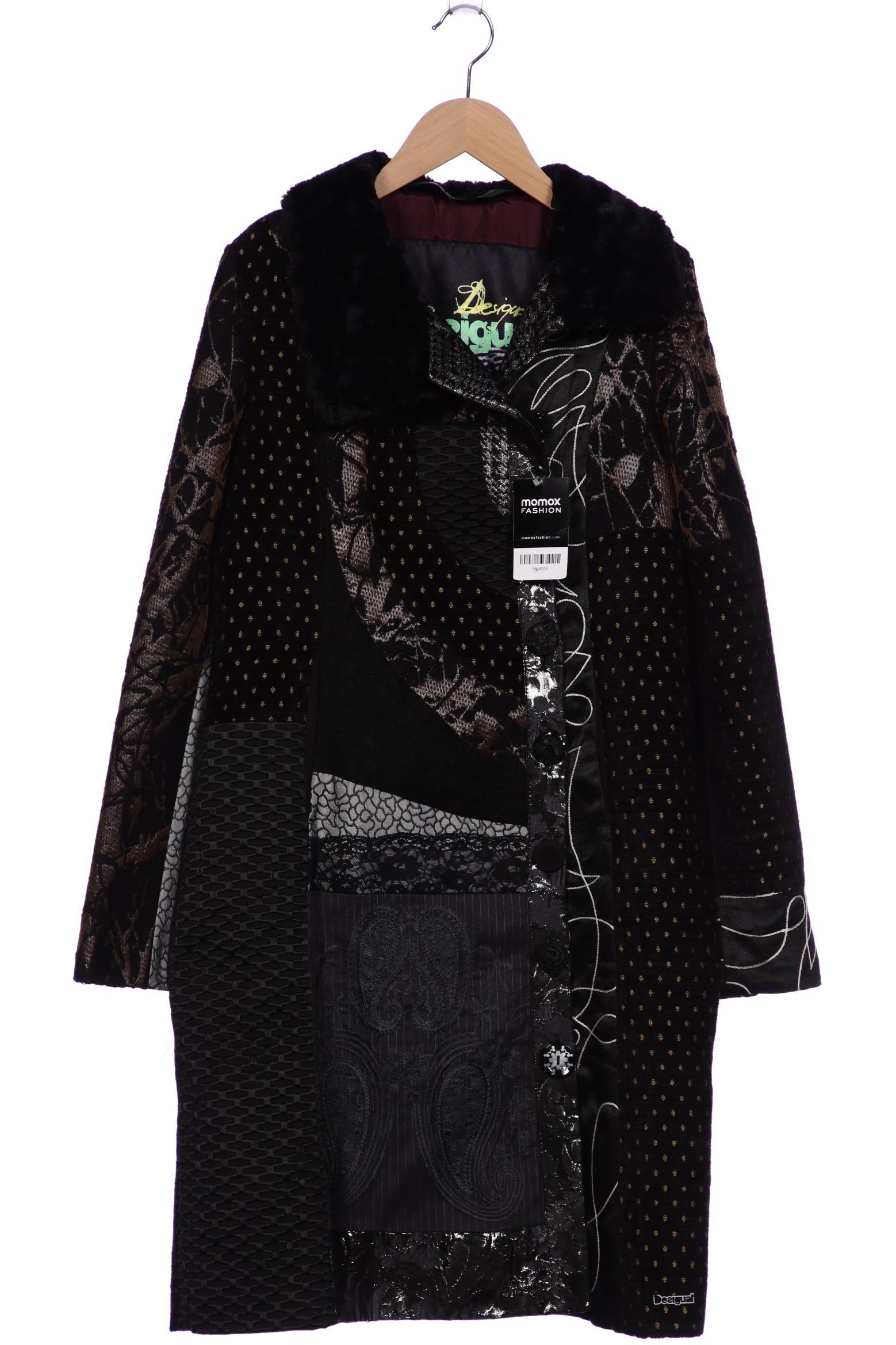 

Desigual Damen Mantel, schwarz, Gr. 38