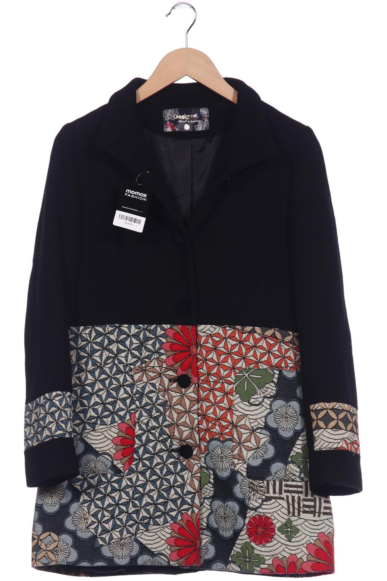 

Desigual Damen Mantel, schwarz, Gr. 38