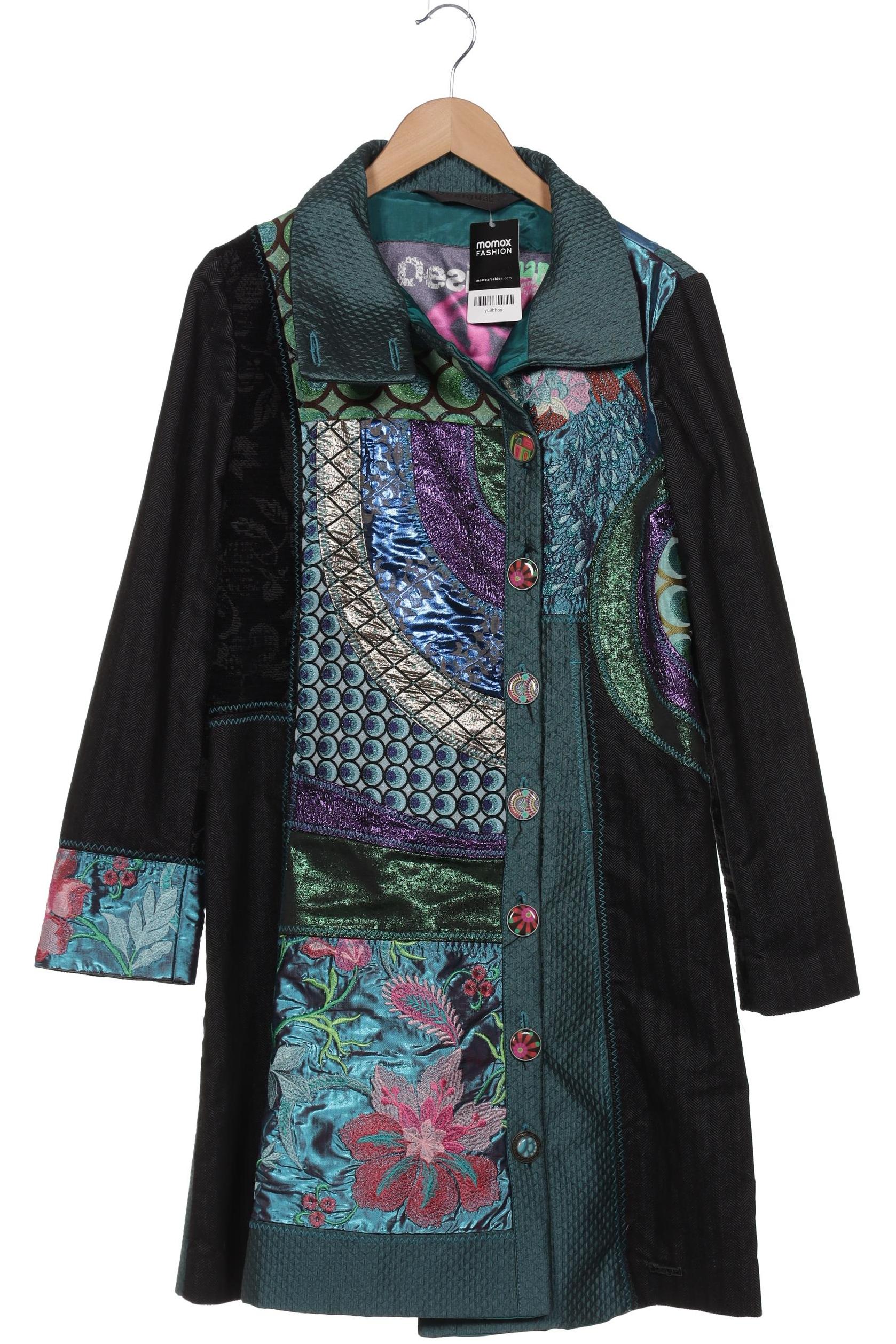 

Desigual Damen Mantel, türkis, Gr. 38