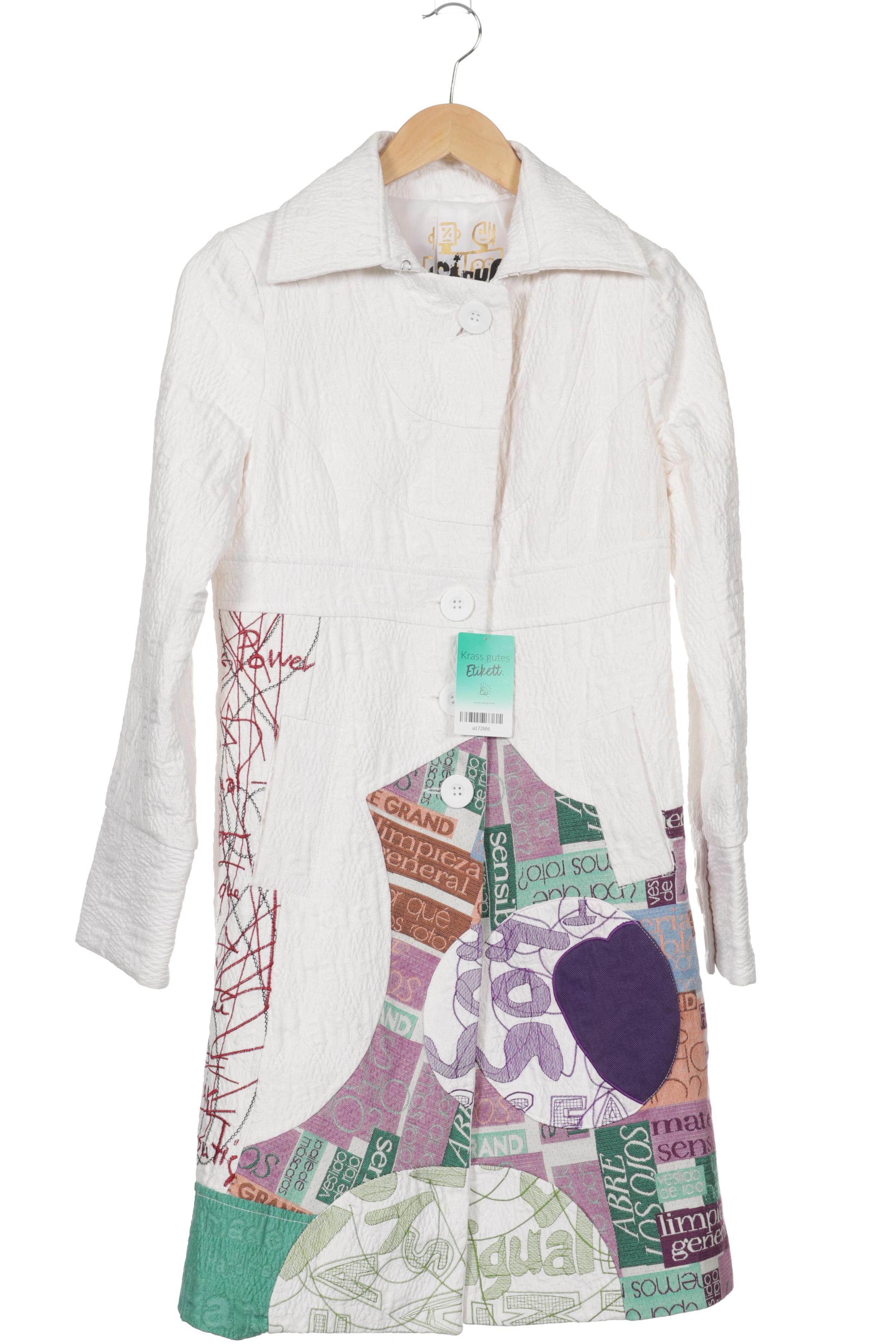 

Desigual Damen Mantel, weiß, Gr. 38