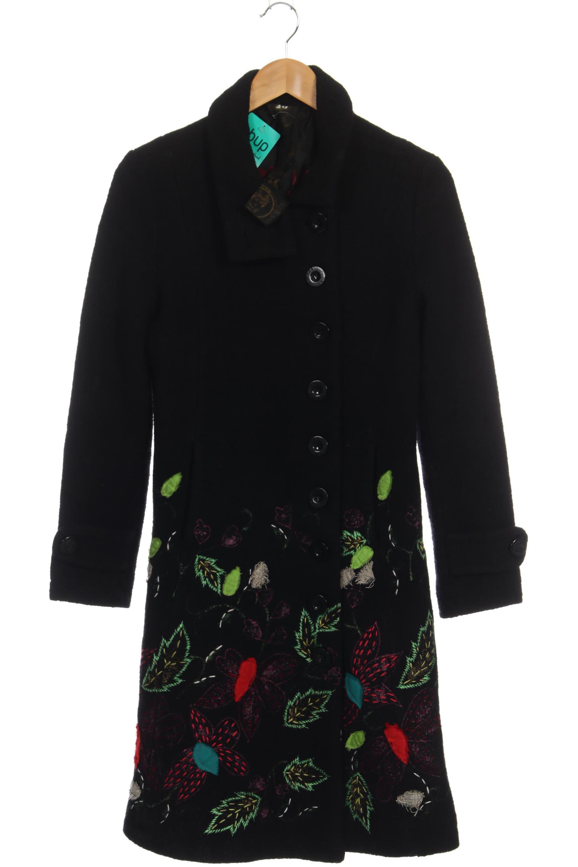 

Desigual Damen Mantel, schwarz, Gr. 40