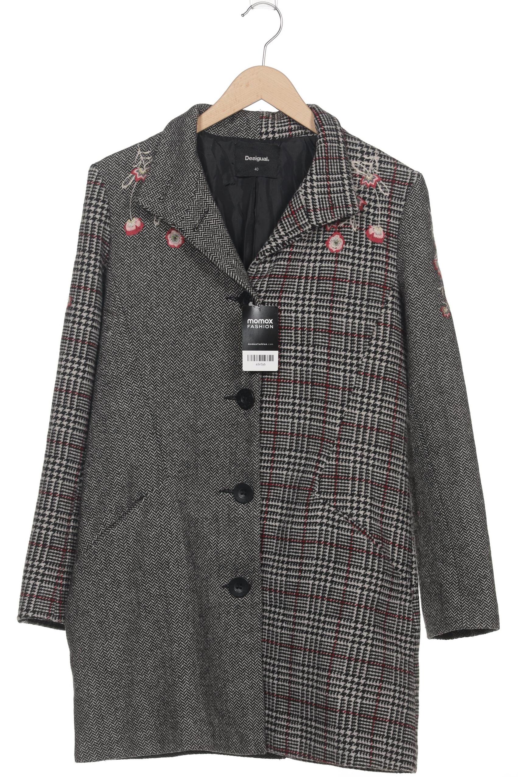 

Desigual Damen Mantel, schwarz, Gr. 40