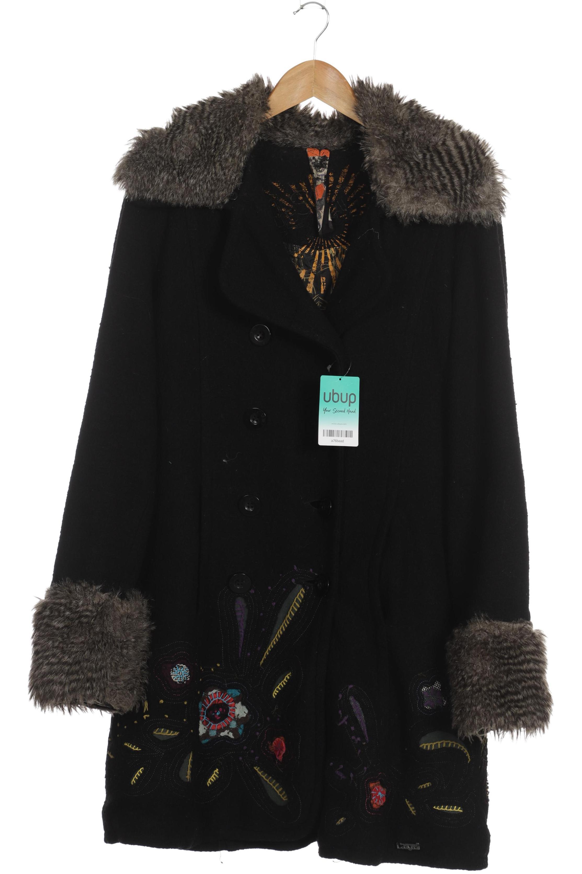 

Desigual Damen Mantel, schwarz, Gr. 40