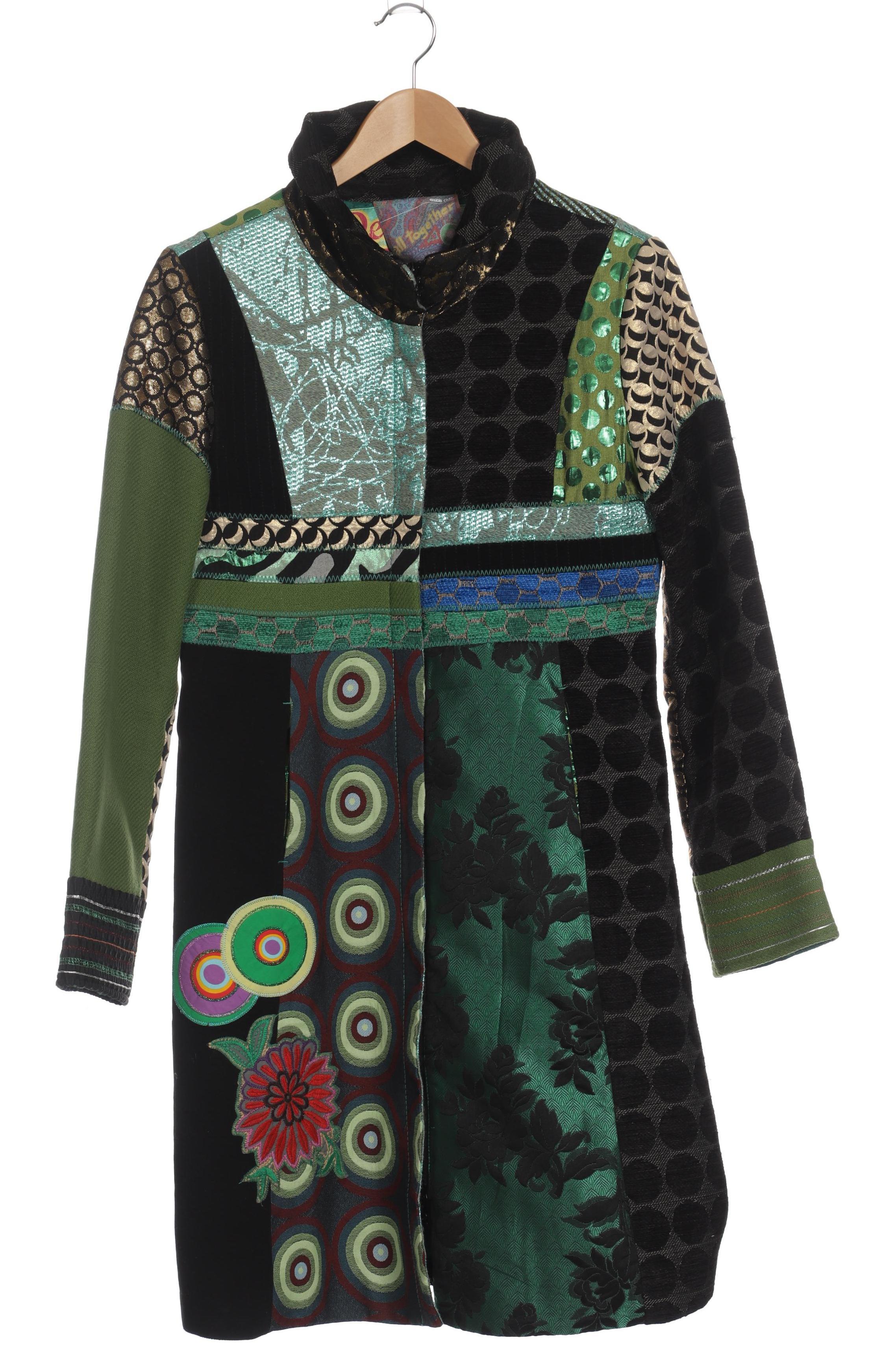 

Desigual Damen Mantel, grün, Gr. 42