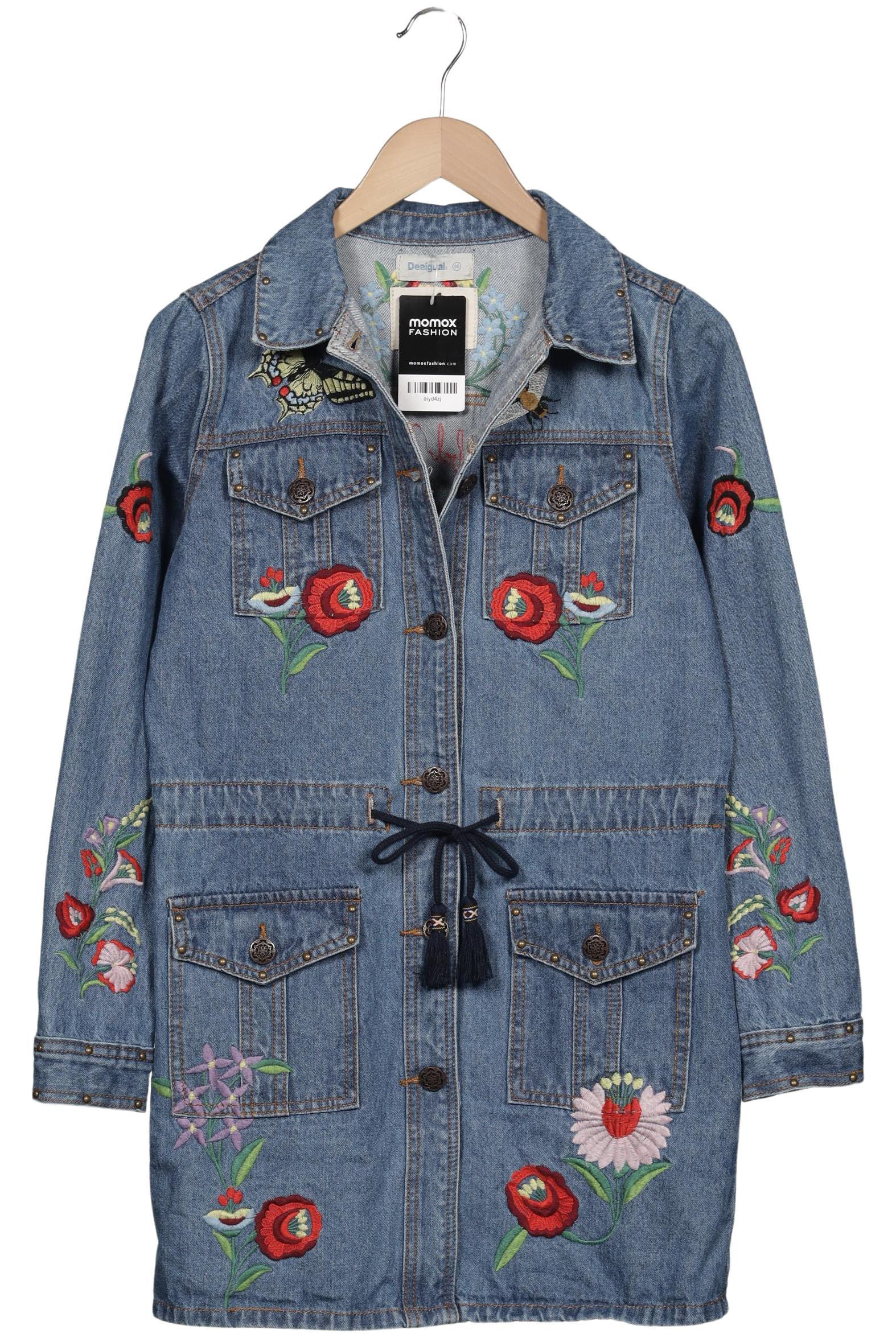 

Desigual Damen Mantel, blau, Gr. 36