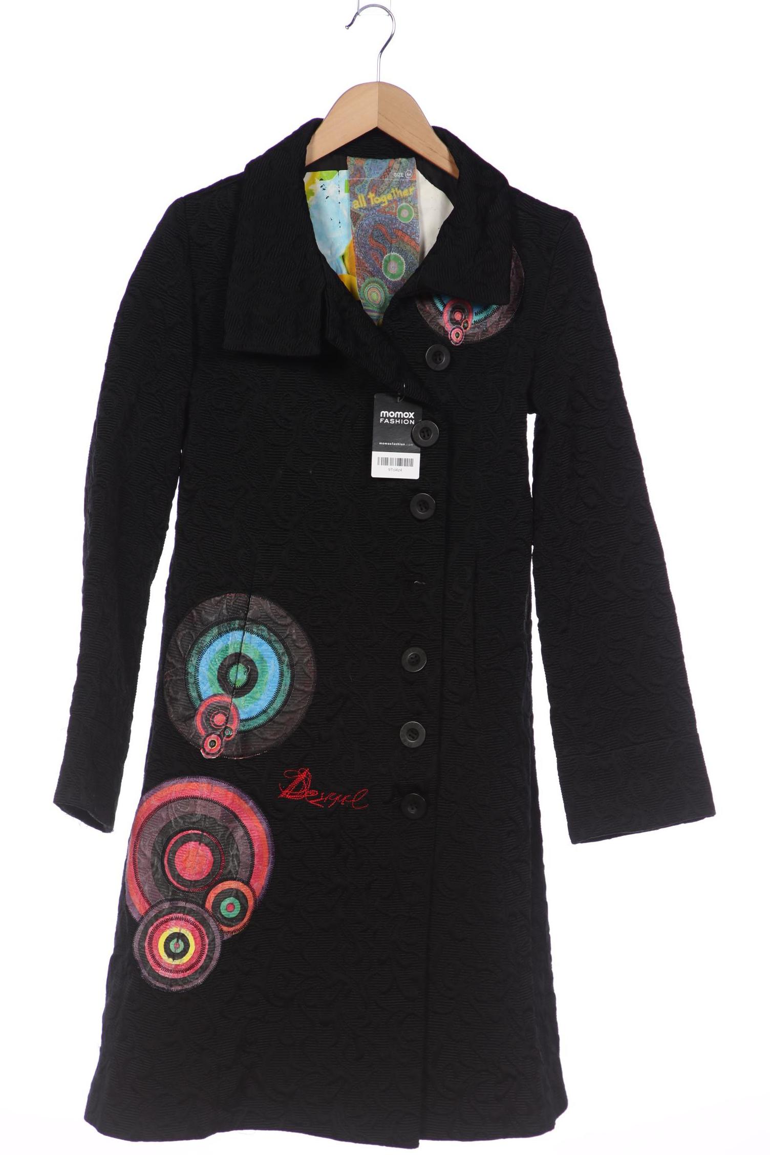 

Desigual Damen Mantel, schwarz, Gr. 44