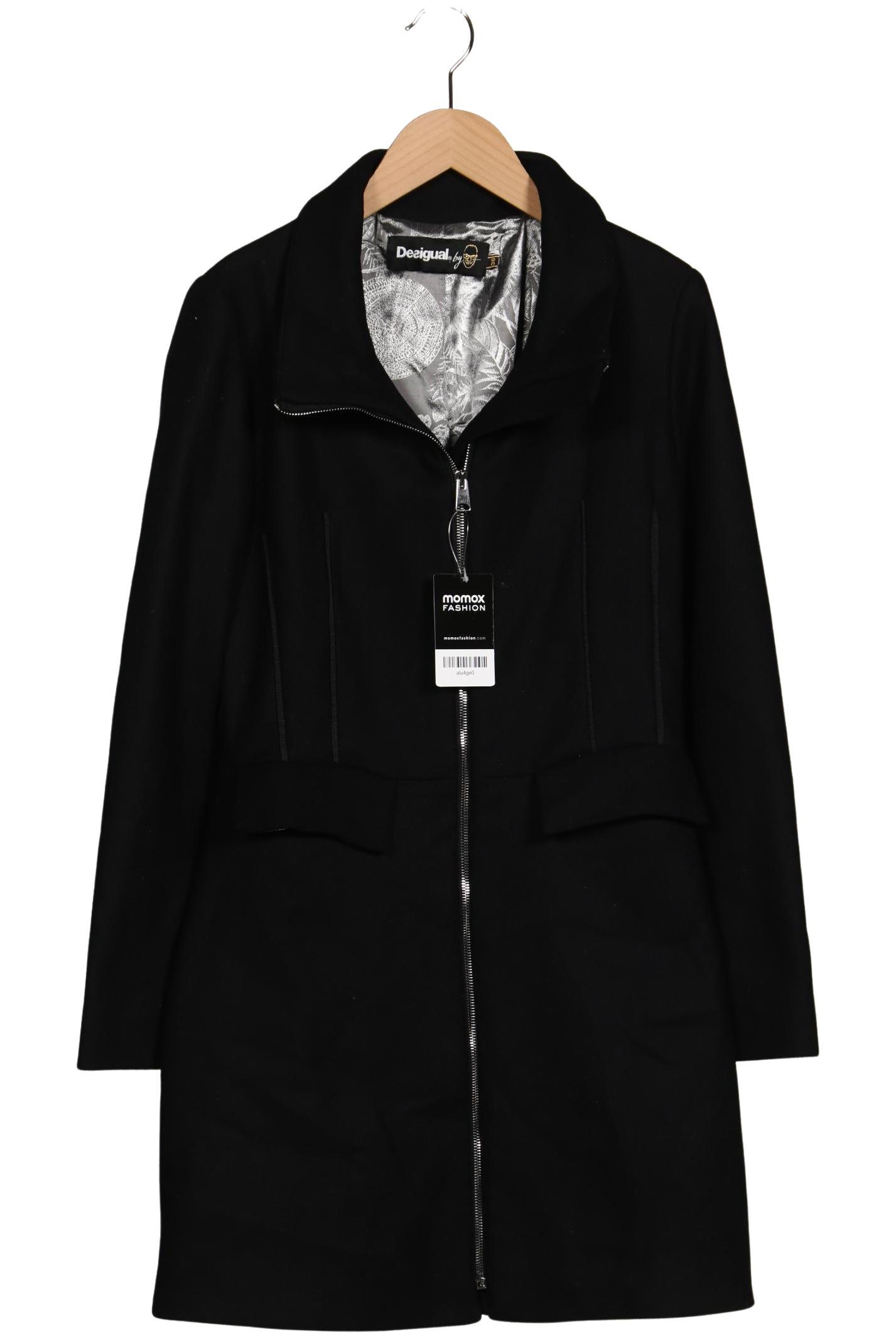 

Desigual Damen Mantel, schwarz, Gr. 36