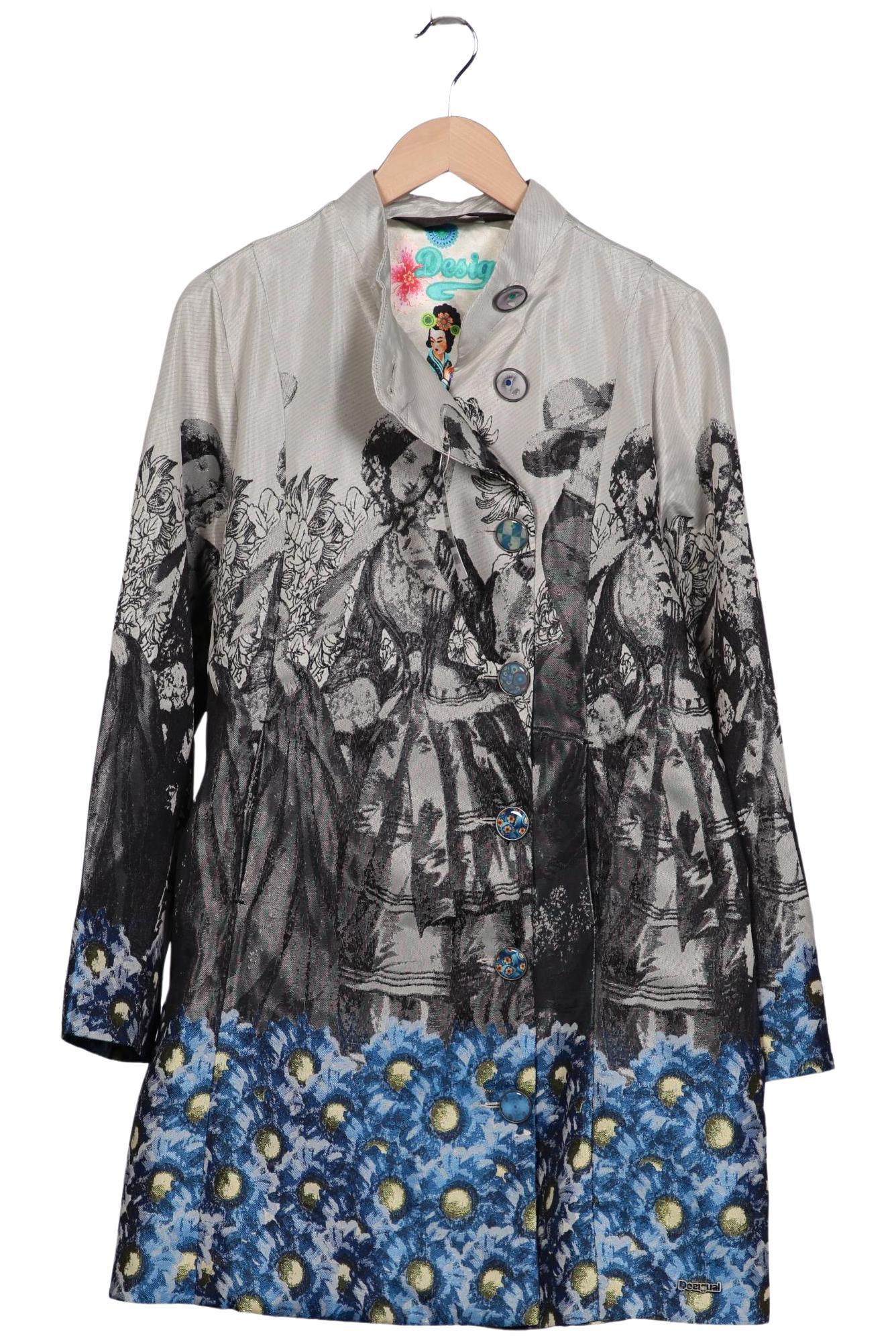 

Desigual Damen Mantel, mehrfarbig, Gr. 44