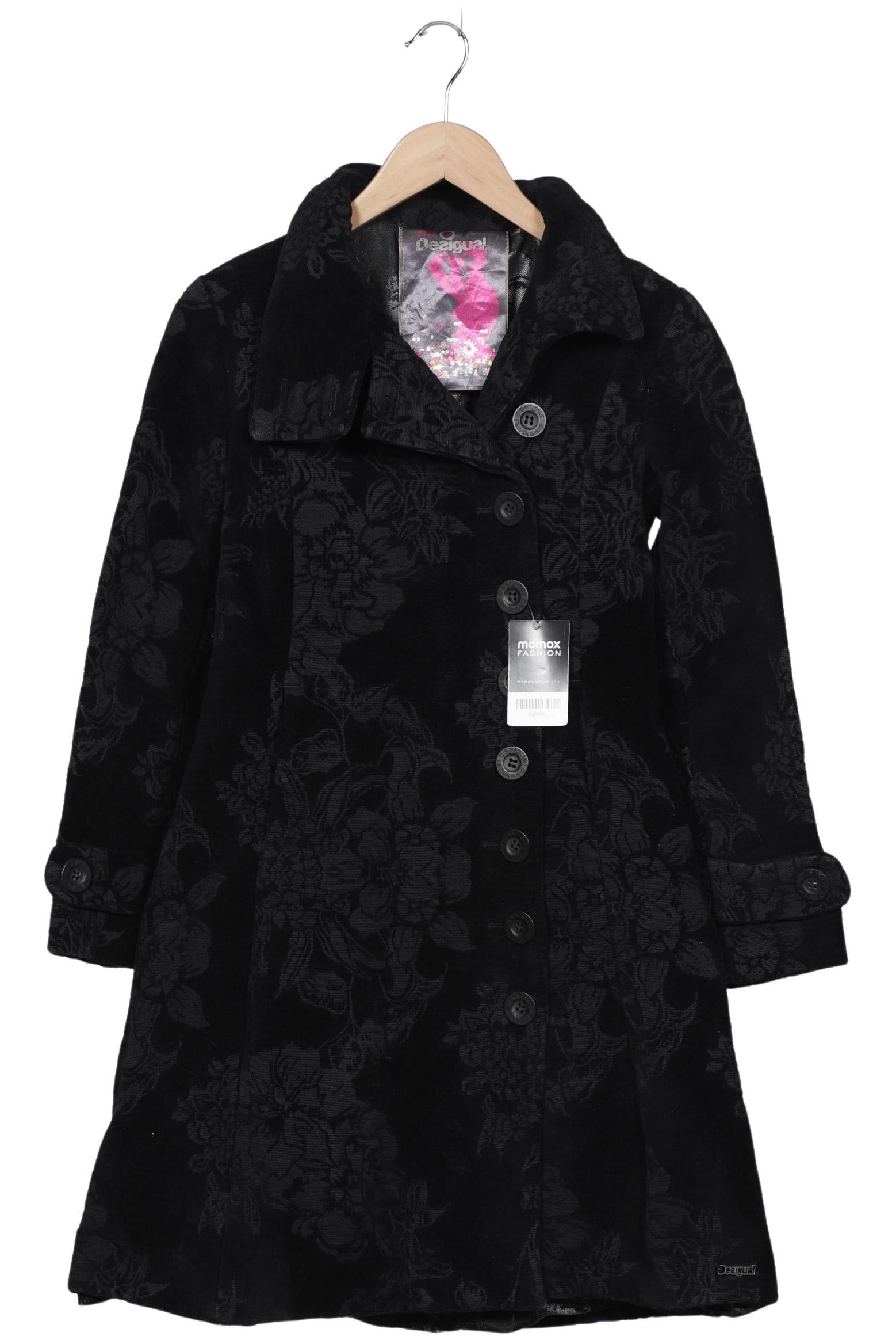 

Desigual Damen Mantel, schwarz, Gr. 36