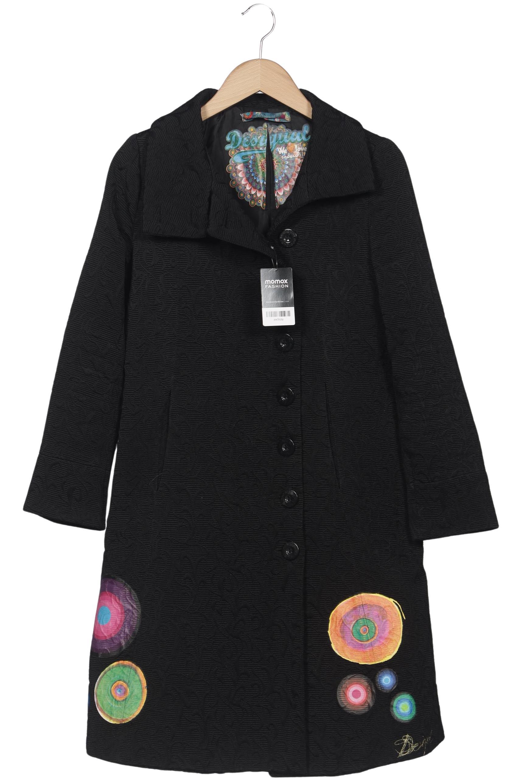 

Desigual Damen Mantel, schwarz, Gr. 40