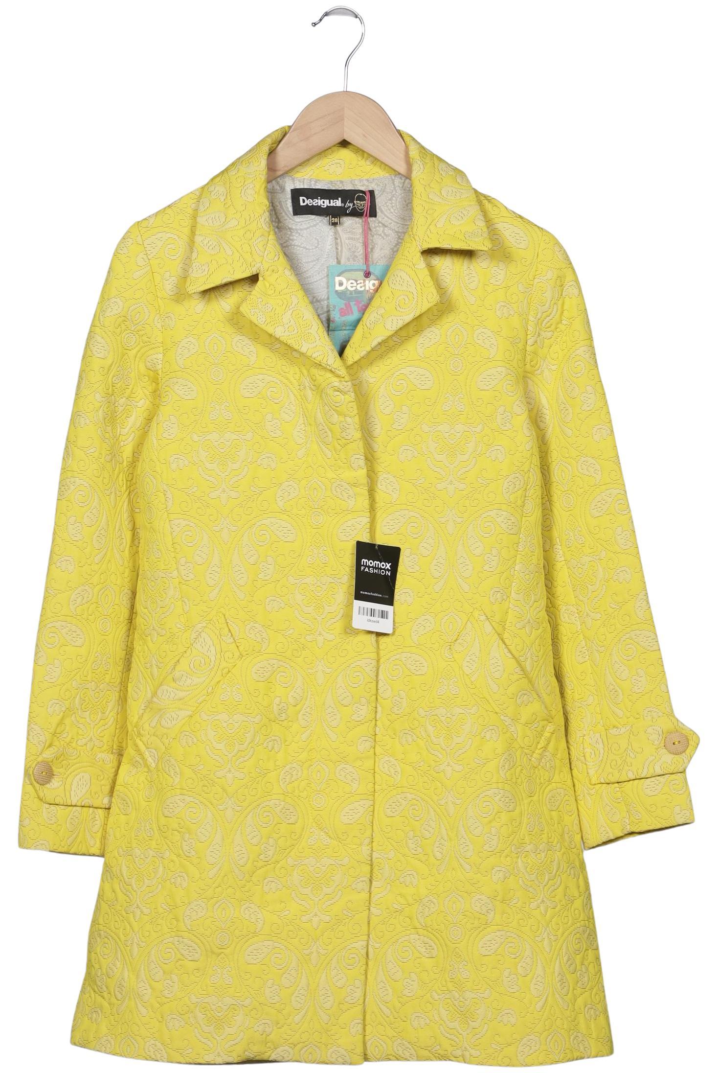 

Desigual Damen Mantel, gelb, Gr. 38