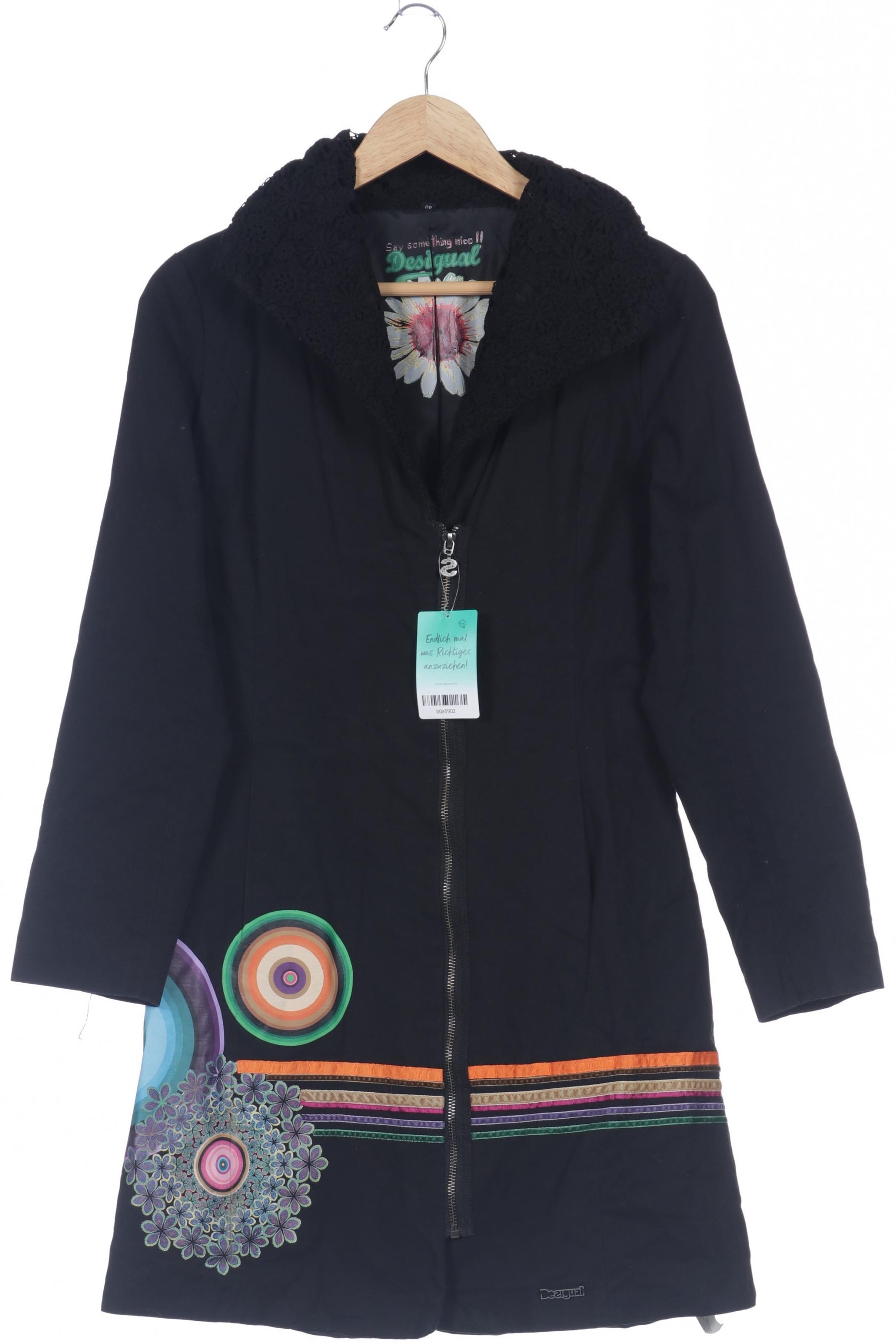

Desigual Damen Mantel, schwarz, Gr. 40