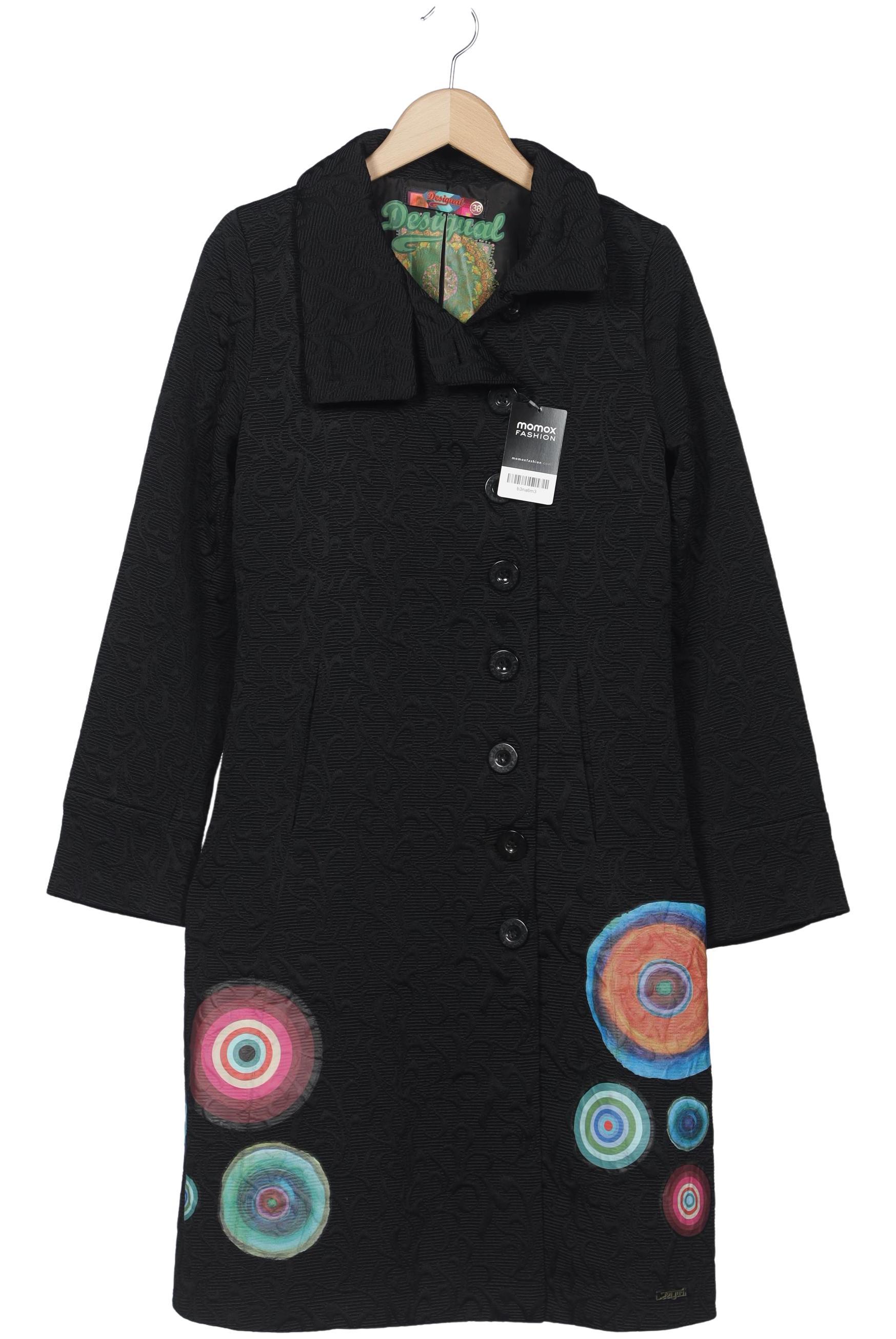 

Desigual Damen Mantel, schwarz, Gr. 38