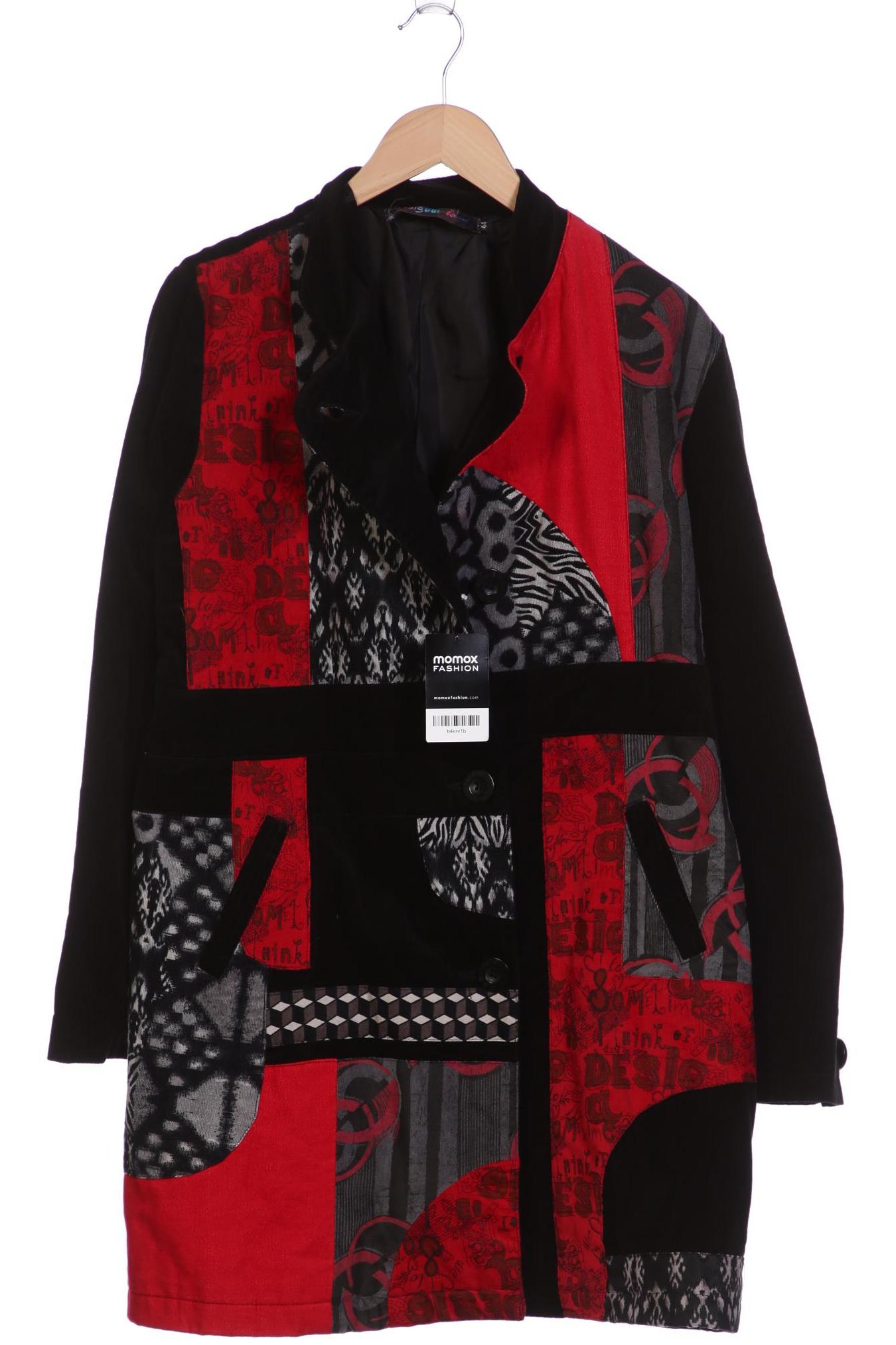 

Desigual Damen Mantel, schwarz