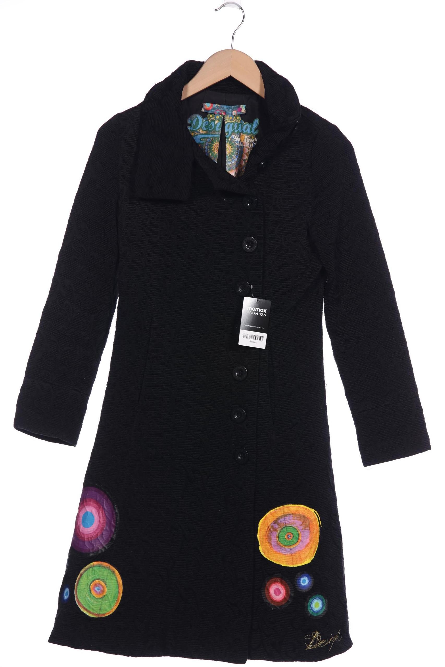 

Desigual Damen Mantel, schwarz, Gr. 36