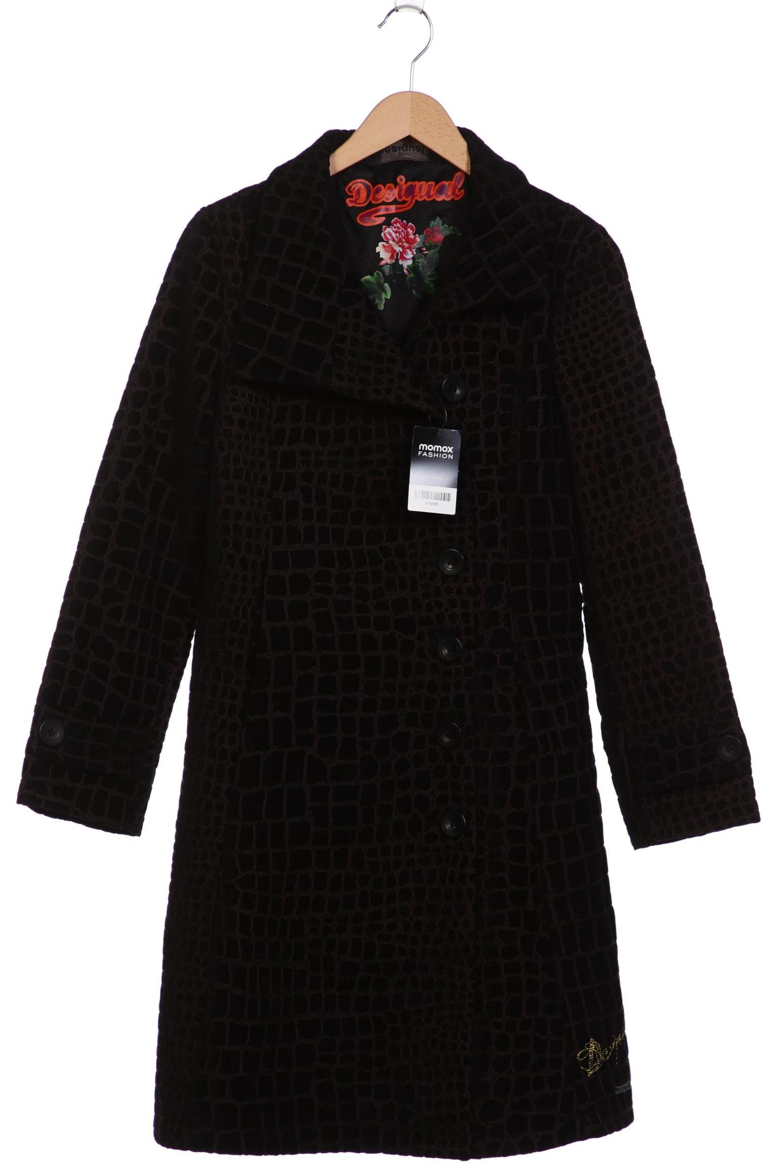 

Desigual Damen Mantel, schwarz, Gr. 42