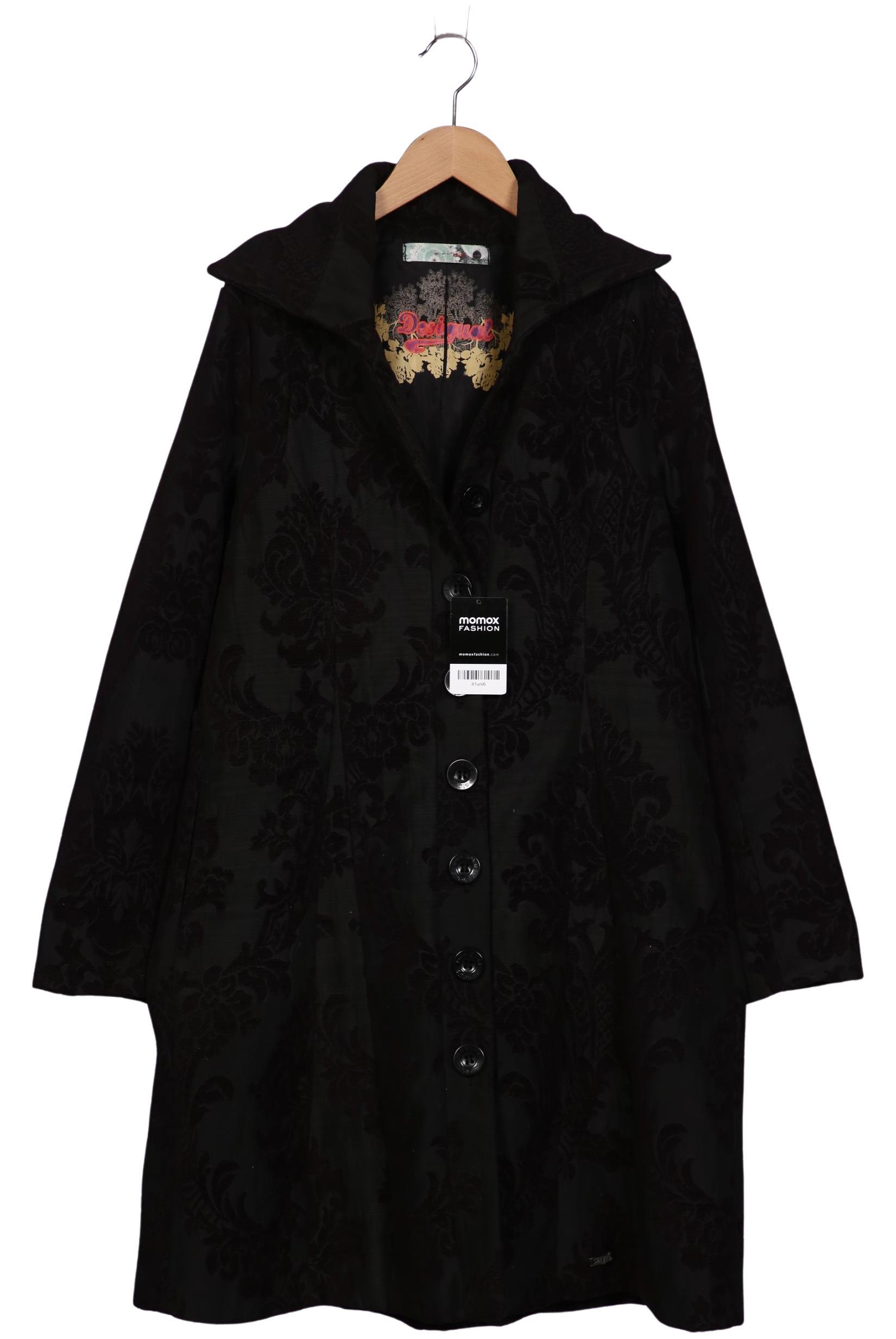 

Desigual Damen Mantel, schwarz, Gr. 44