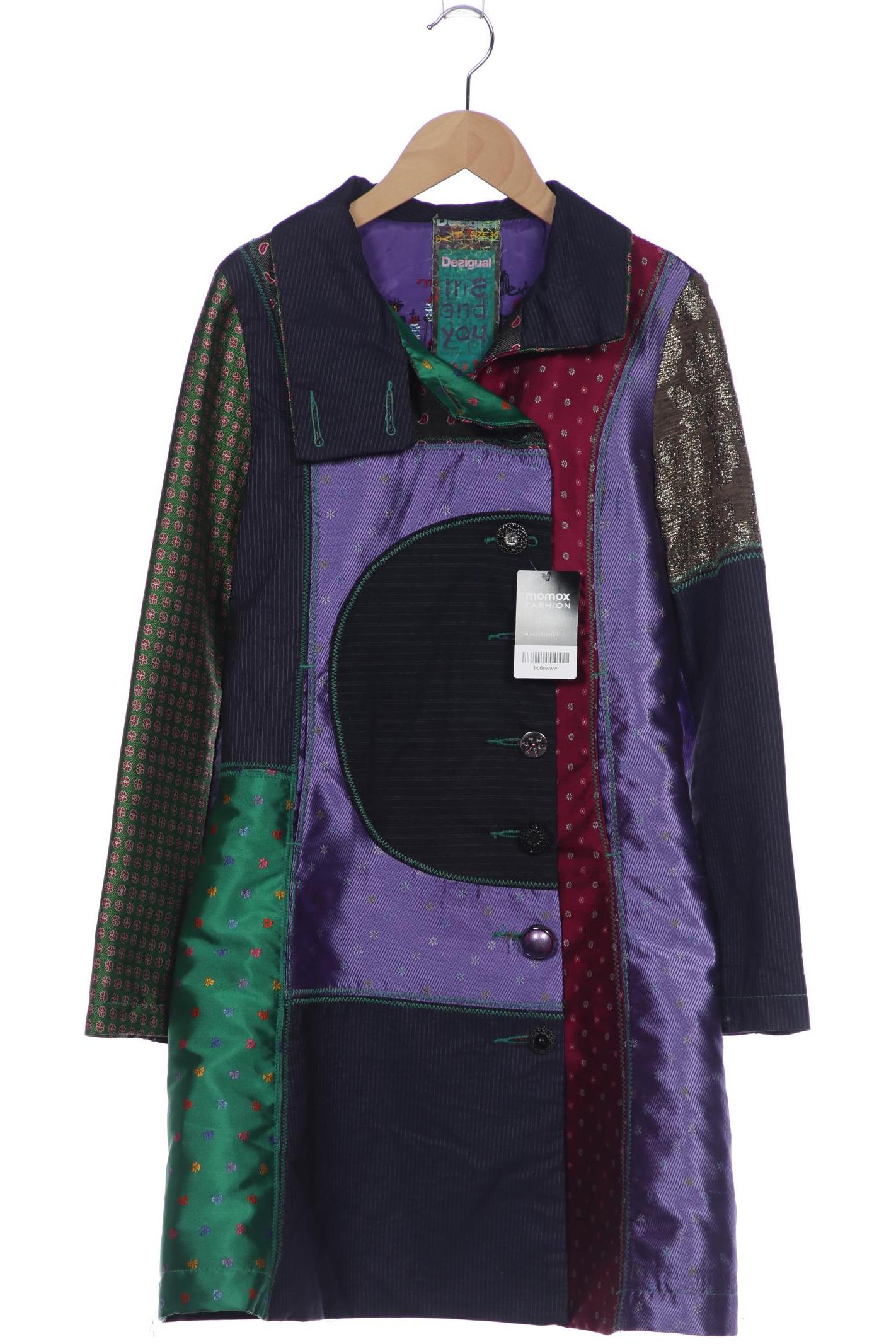 

Desigual Damen Mantel, mehrfarbig, Gr. 36