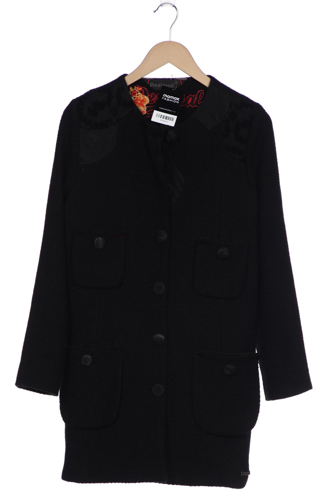 

Desigual Damen Mantel, schwarz, Gr. 42