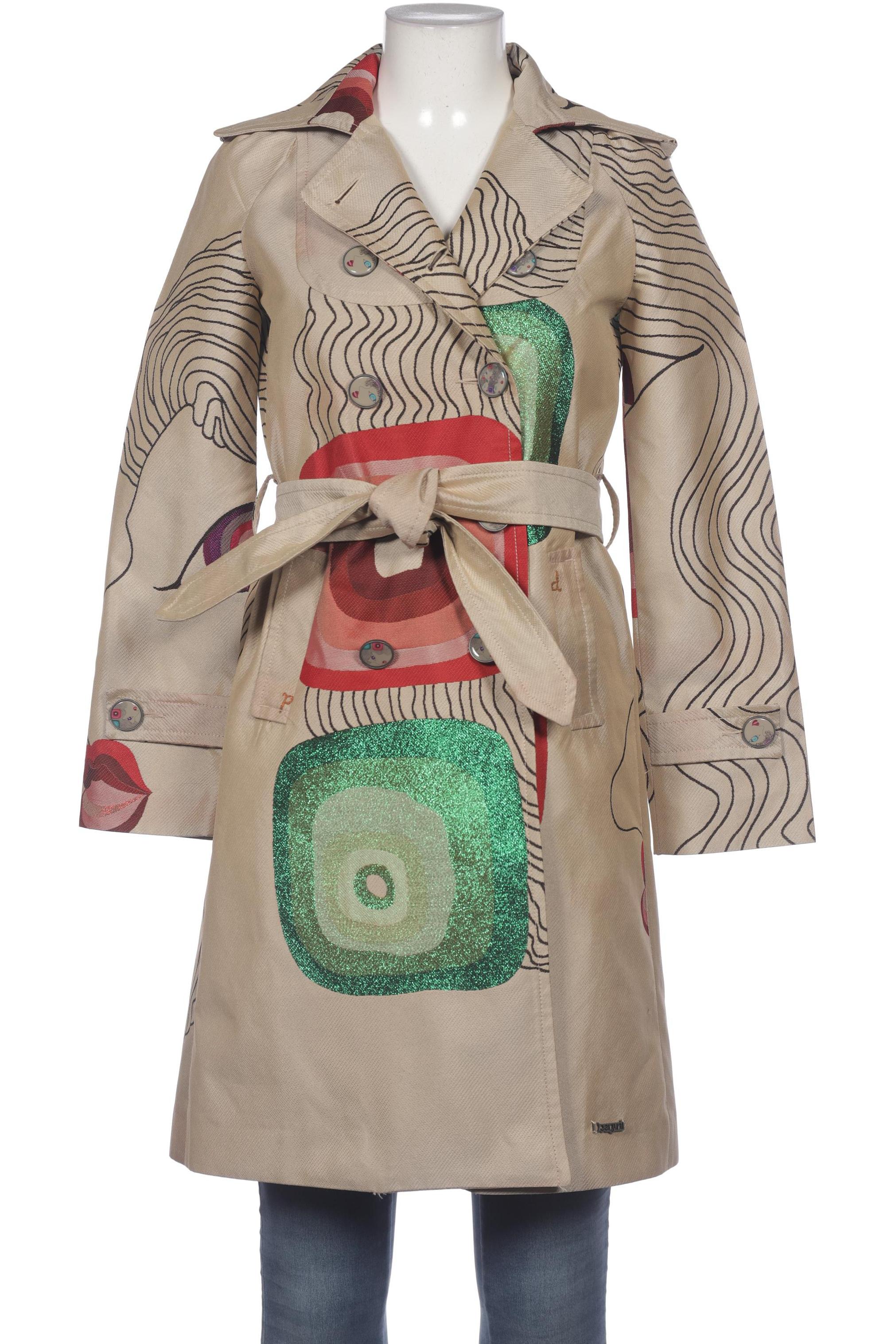 

Desigual Damen Mantel, beige, Gr. 38